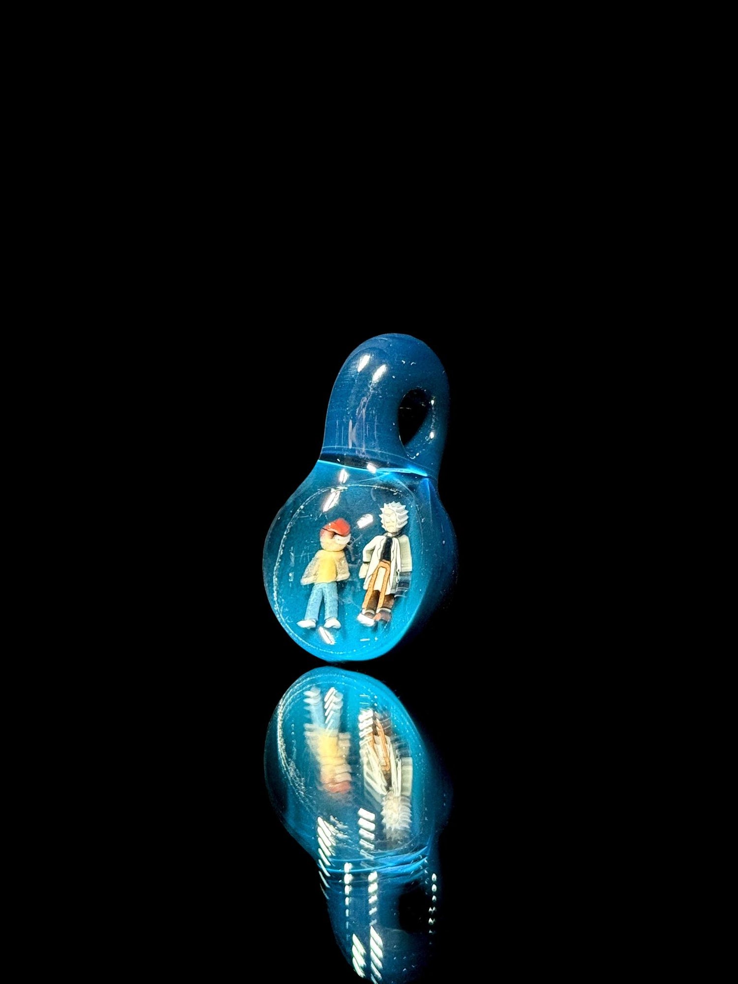Keys Glass Millie Pendant