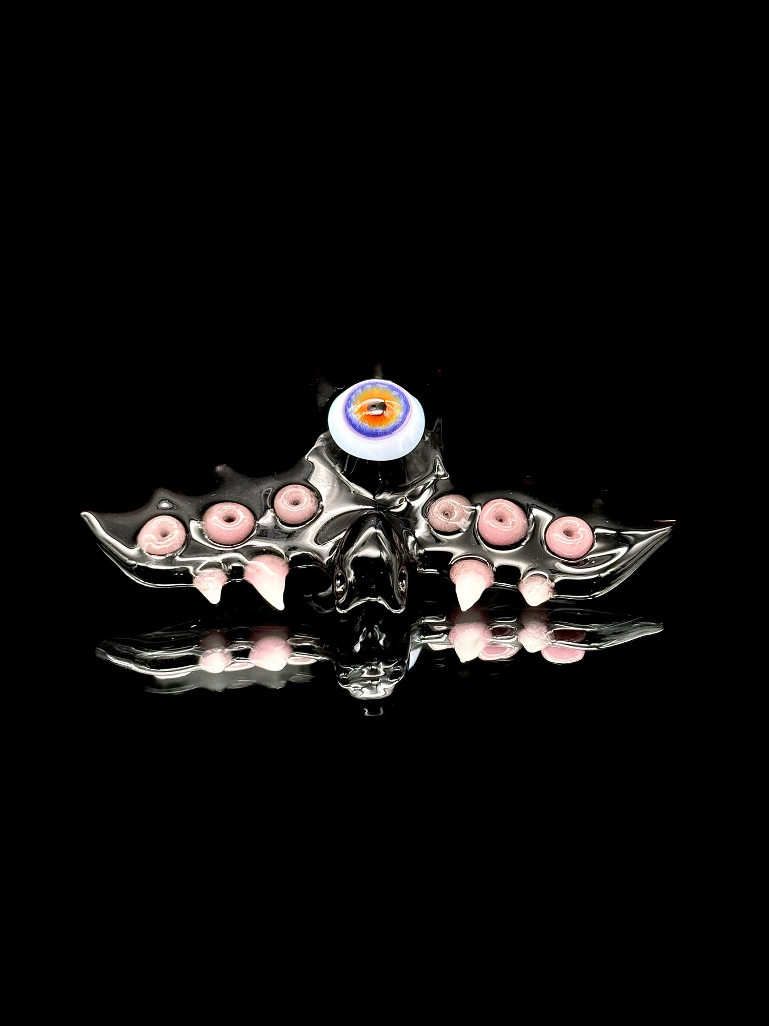 Salt Glass Bat Pendant