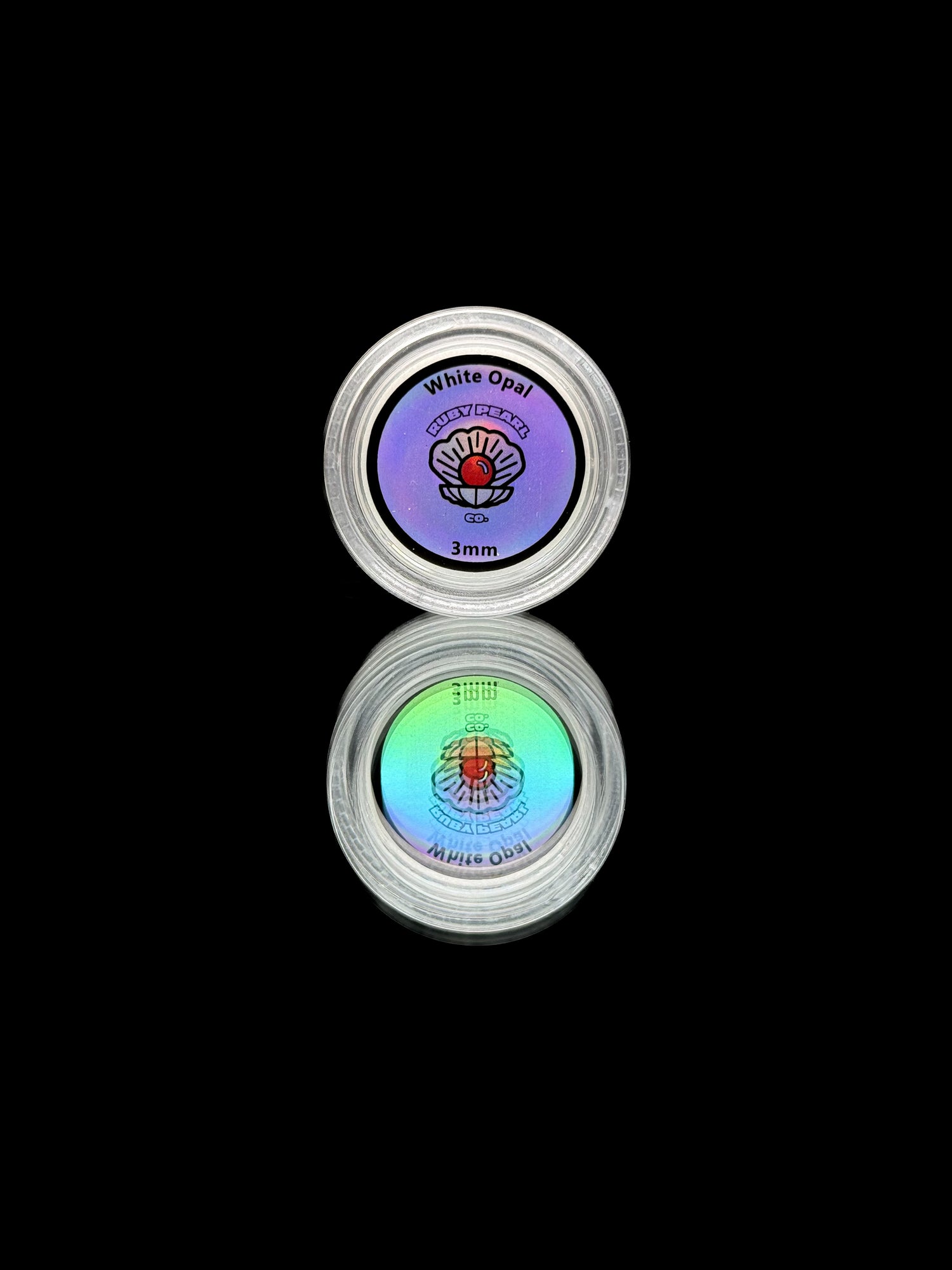 Ruby Pearl Co 3mm White Opal Terp Pearl