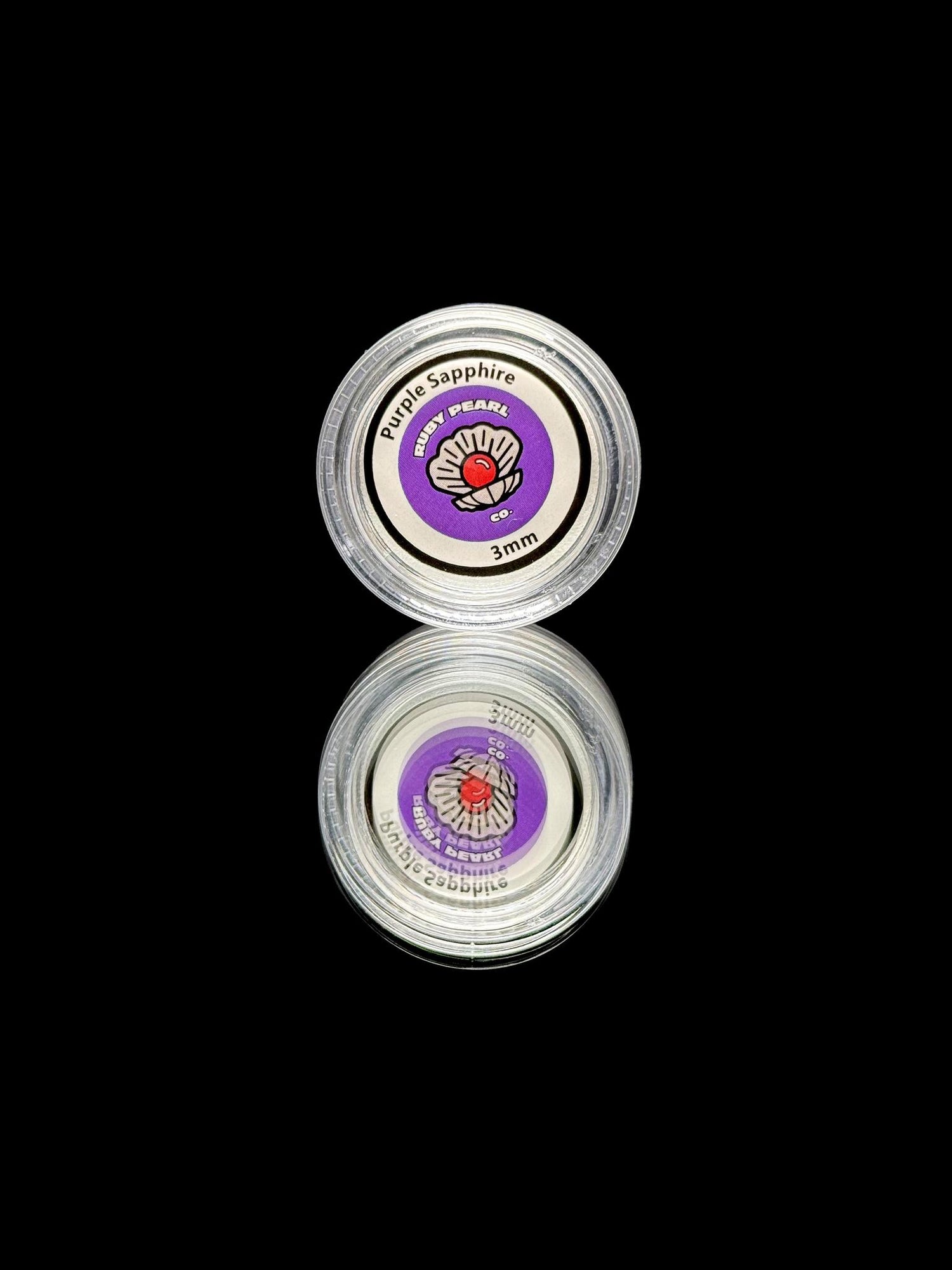 Ruby Pearl Co 3mm Purple Sapphire 10pk