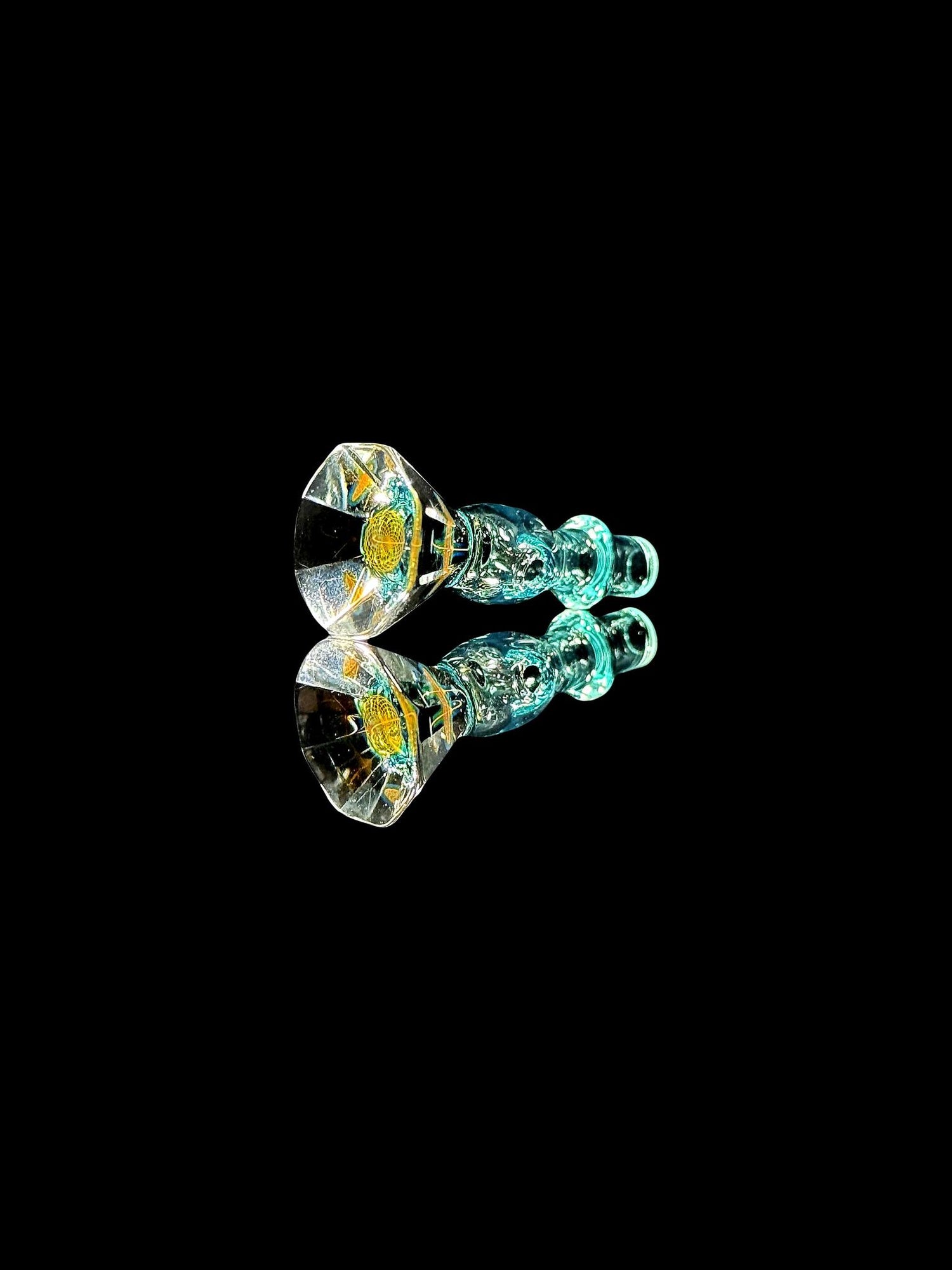Gatez Glass Faceted Peak Gem Joystick