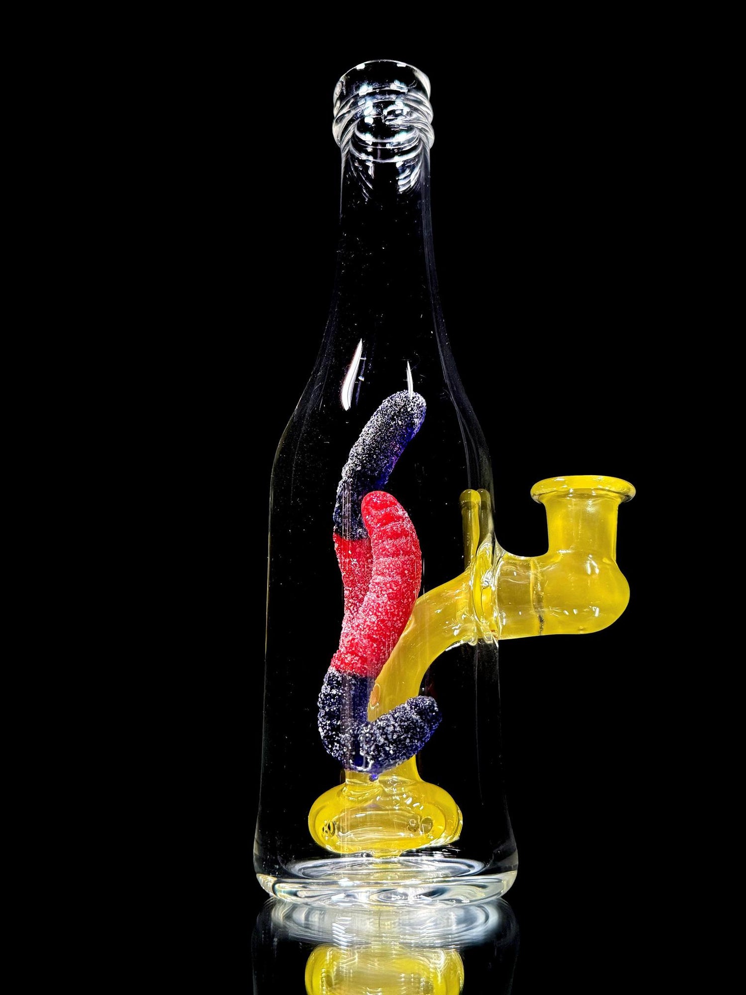 Emperial Glass Gummy Worm Bottle Rig