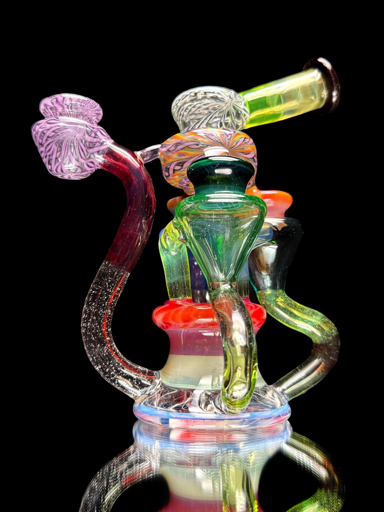 Backdoor Glass Patchwork Recycler