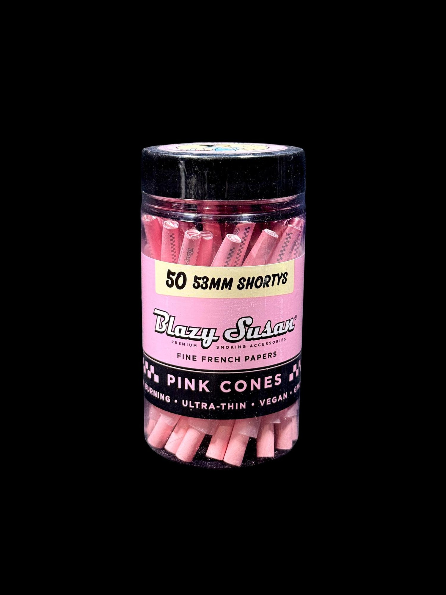 Blazy Susan Cones Shortys Pink 50pk