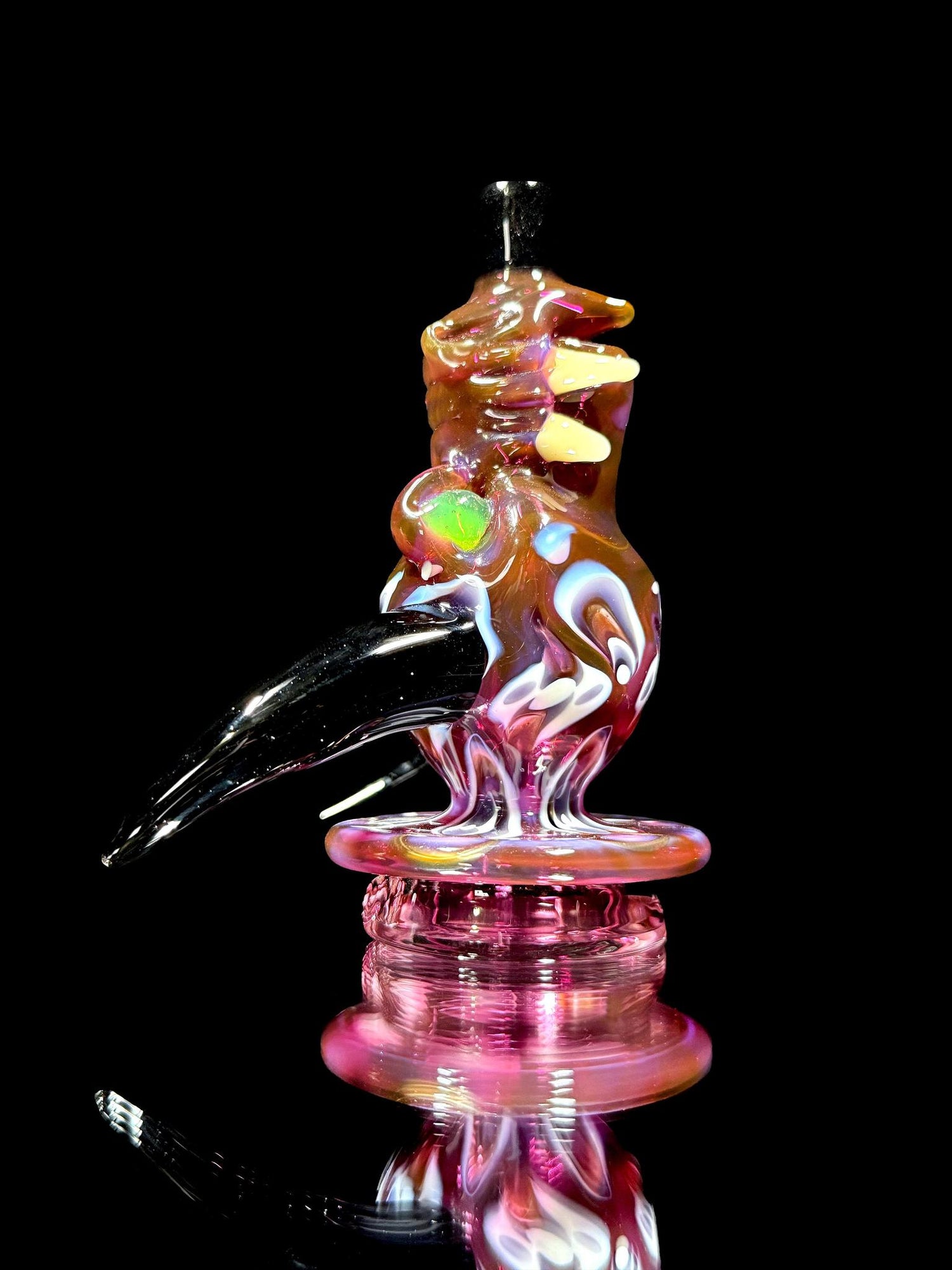 Tony Kazy x Indo Glass x Geoff Made Glass Dragon Head Peak Dry Top