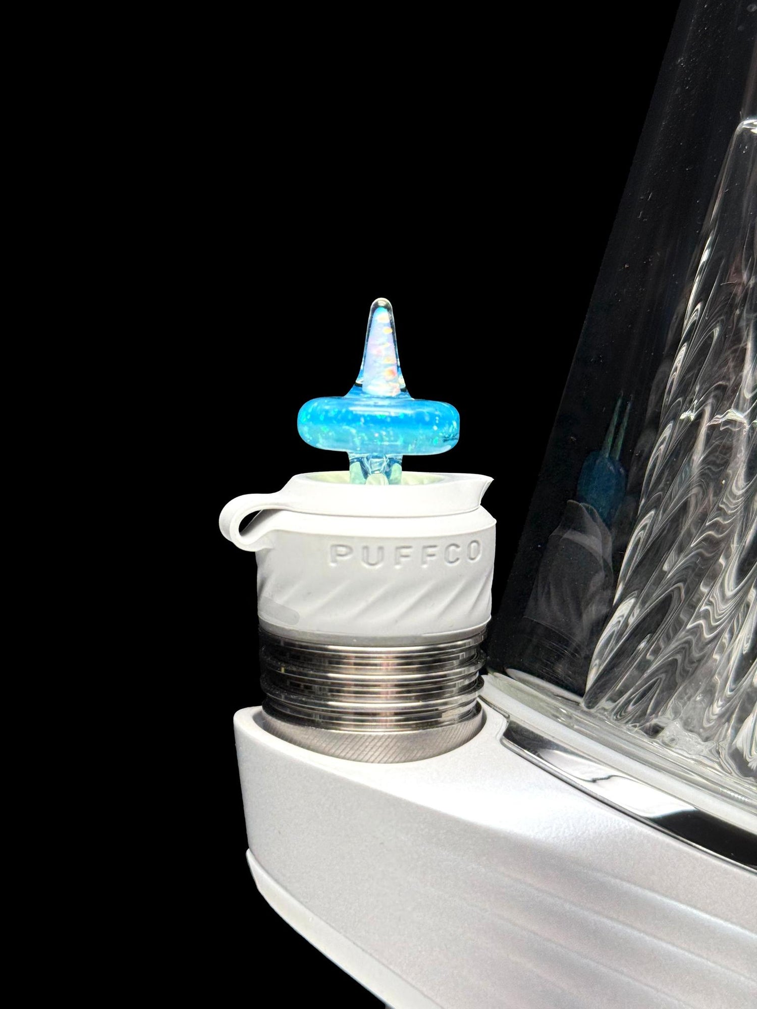 Bhoro Glass 10mm Opal Spike Joystick