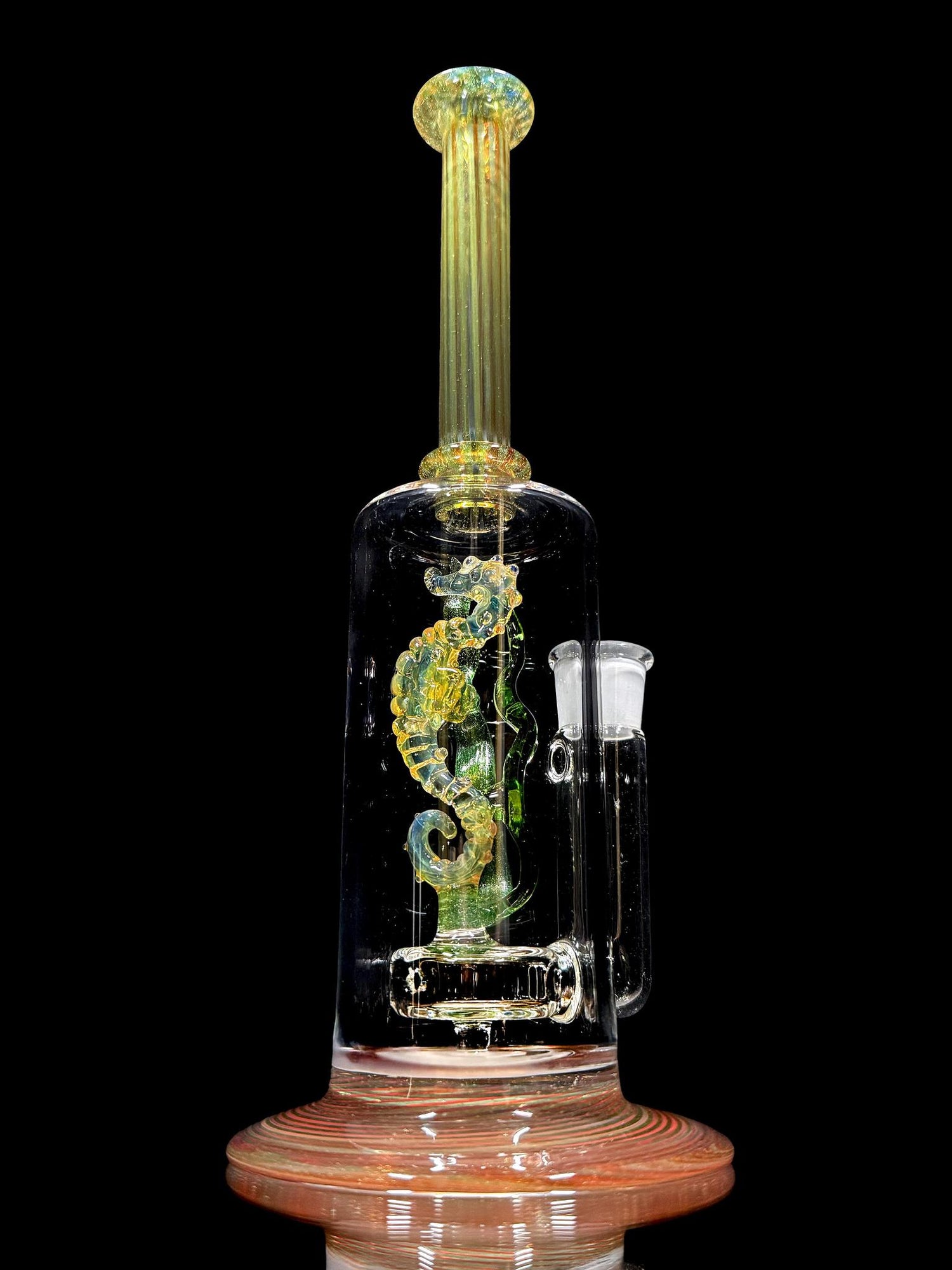 Turtle Time Glass x Kristen C Glass Seahorse Rig