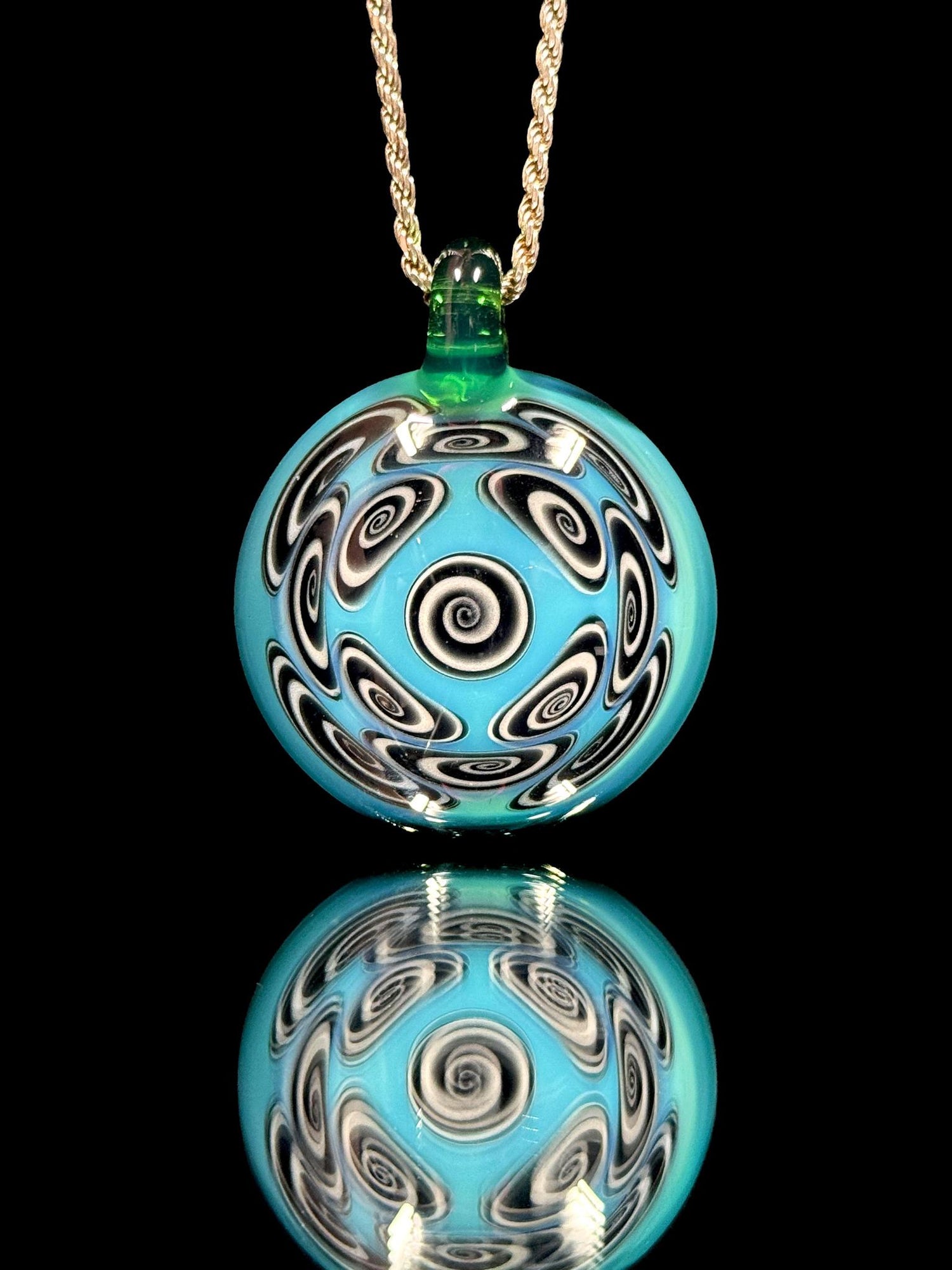 Kaja Glass Micro Spiral Pendant