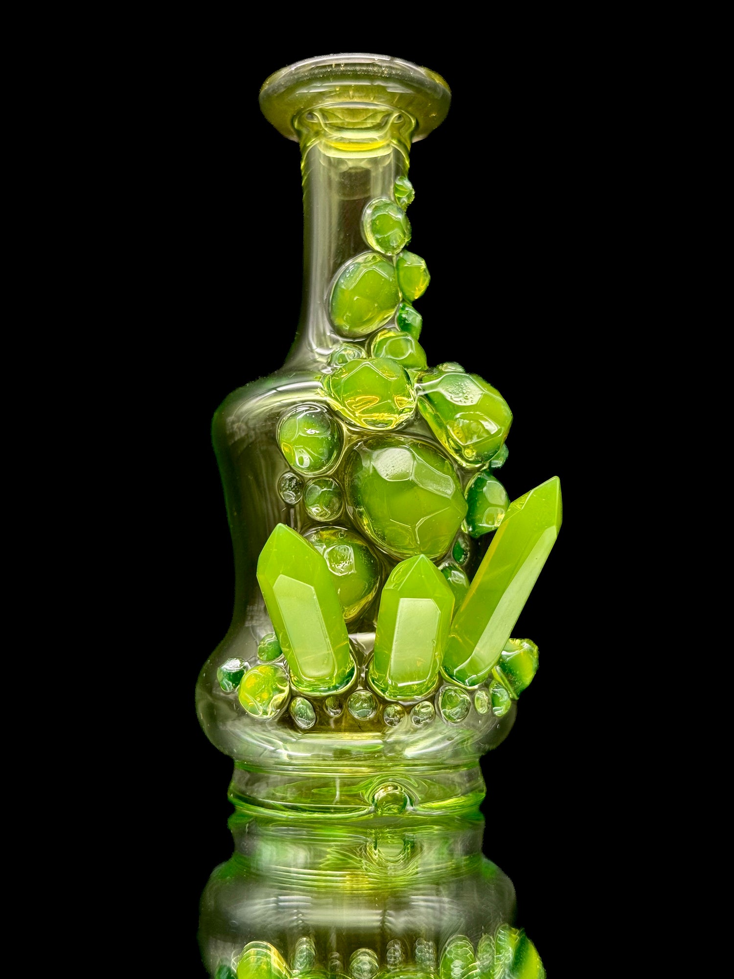 Northern Waters Glass Crystal Cluster Peak Top