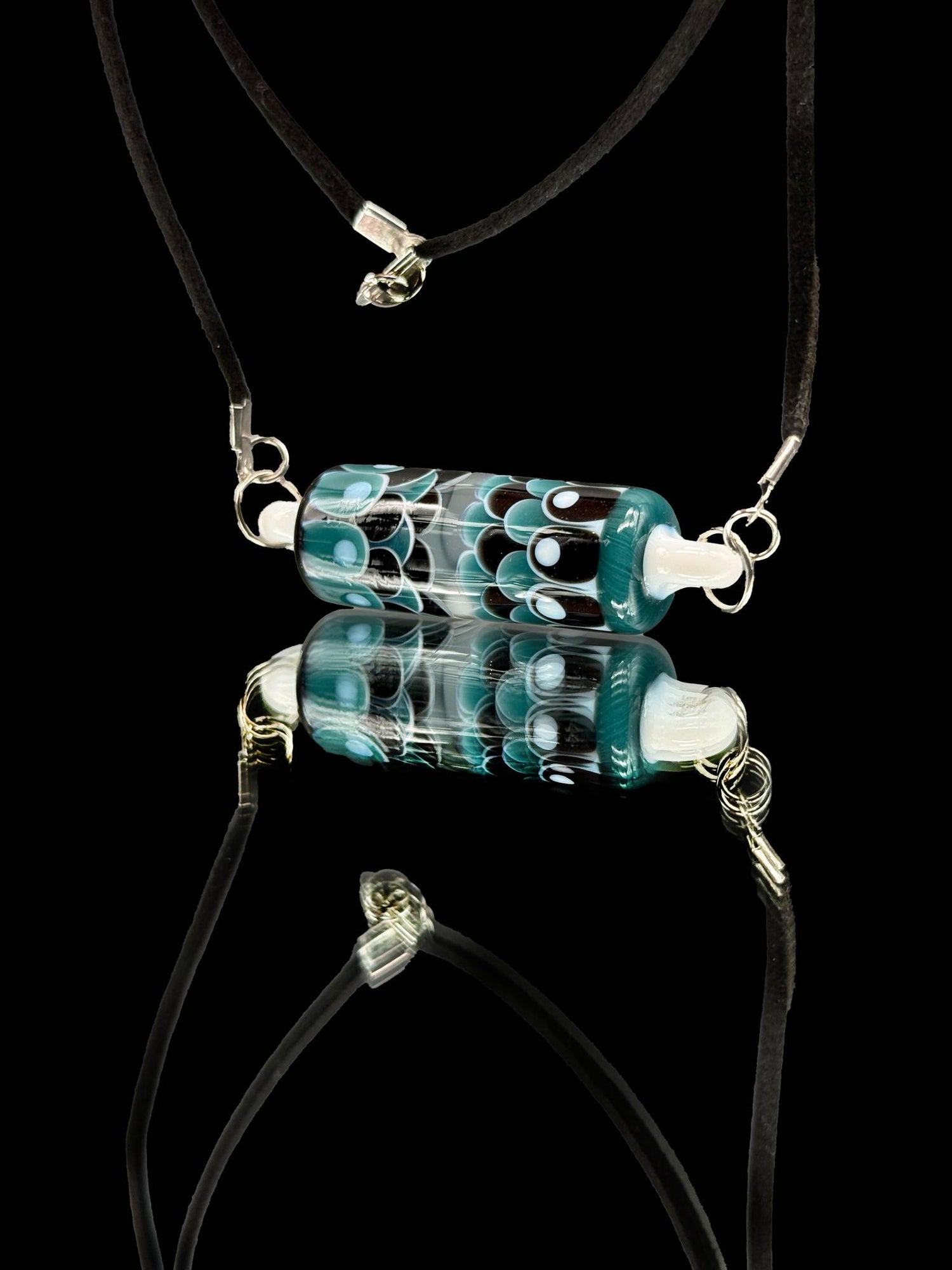 JuJu Glass Barrel Pendant