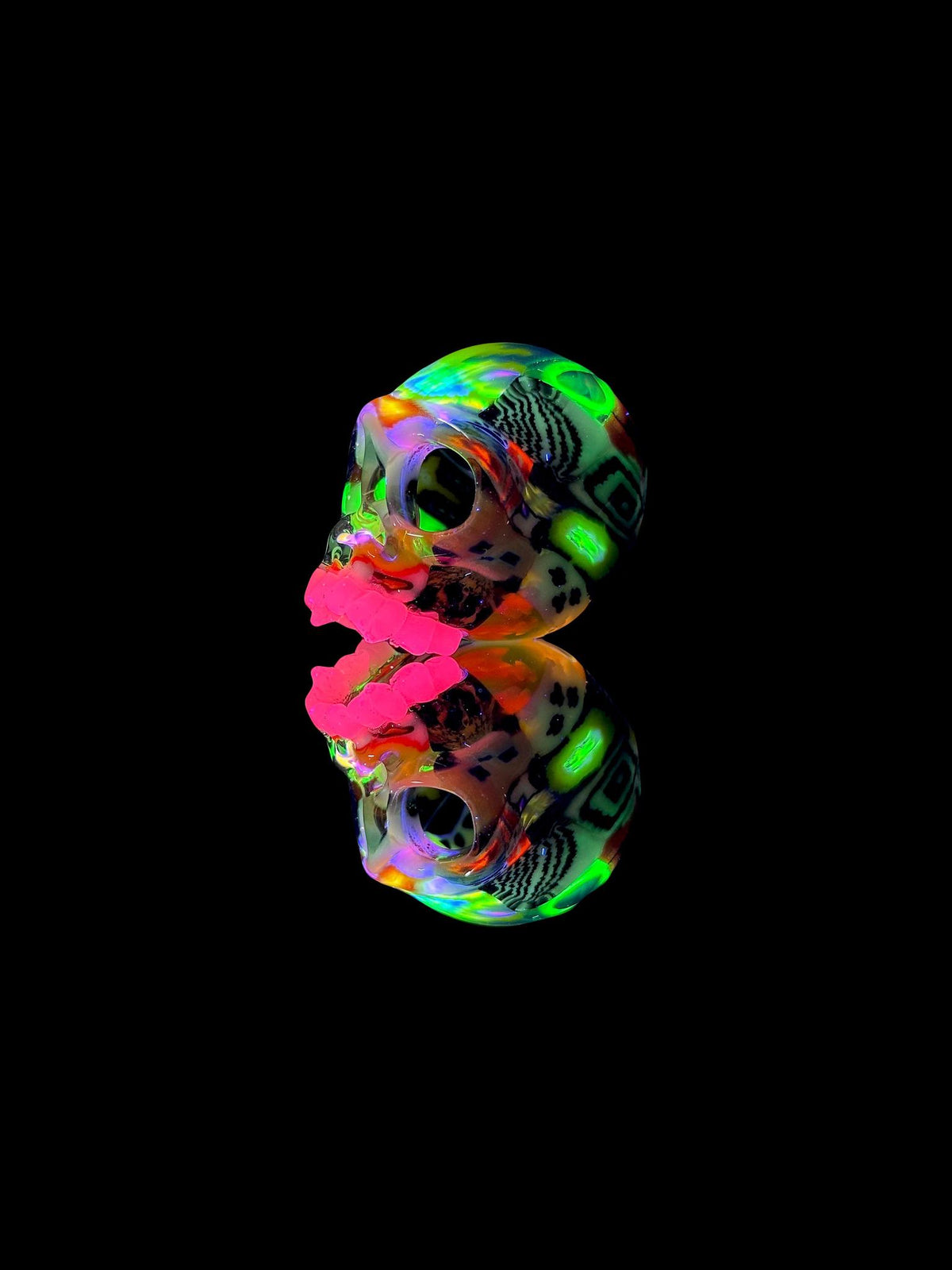 Crunk Uv Skull Pendant