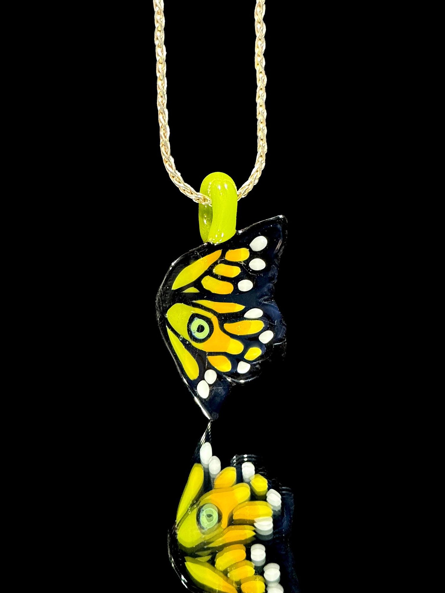Windstar Glass Butterfly Wing Pendant