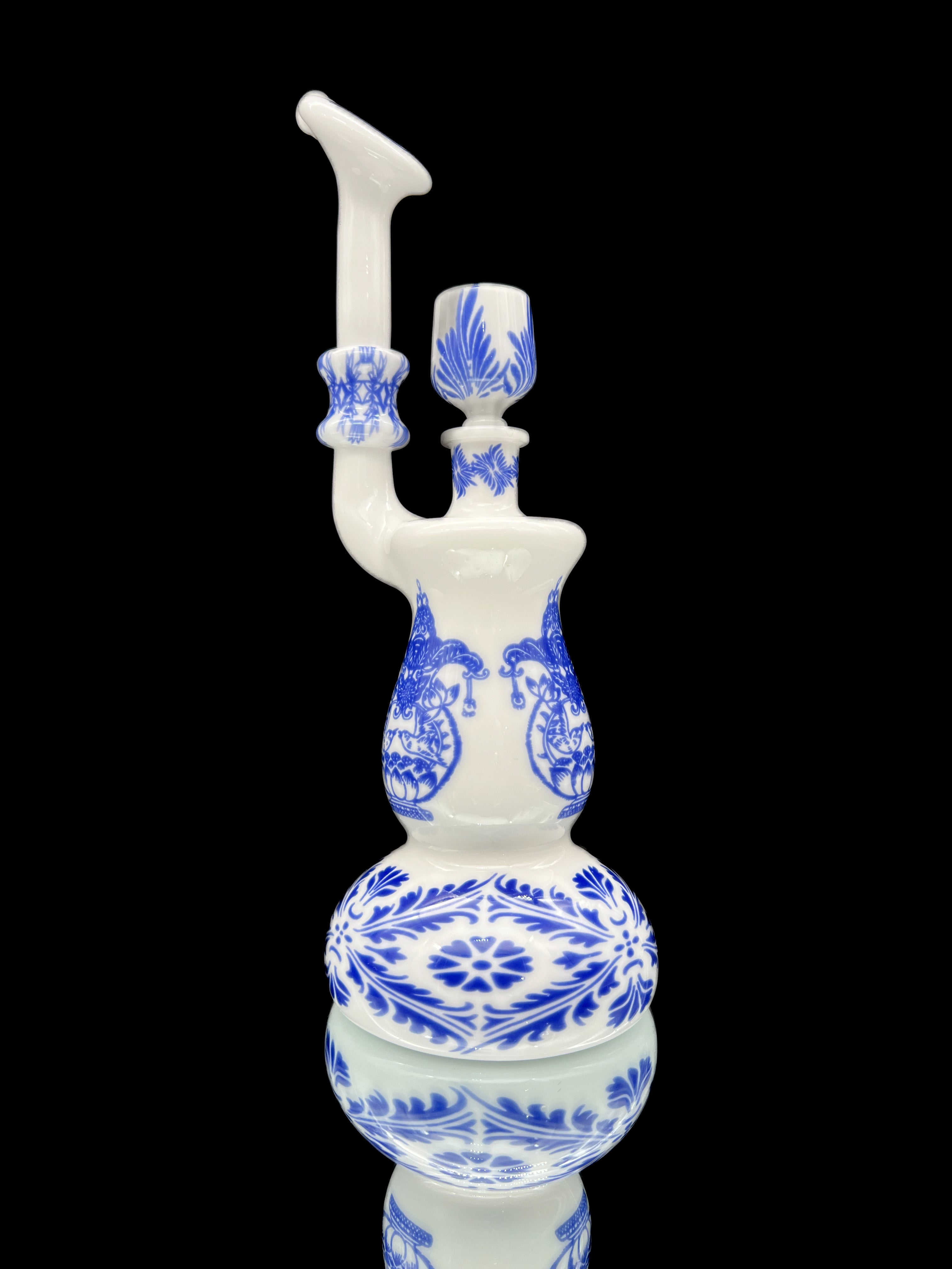 Kurt B Chinoiserie Flower Vase Connoisseur Smoke Shop