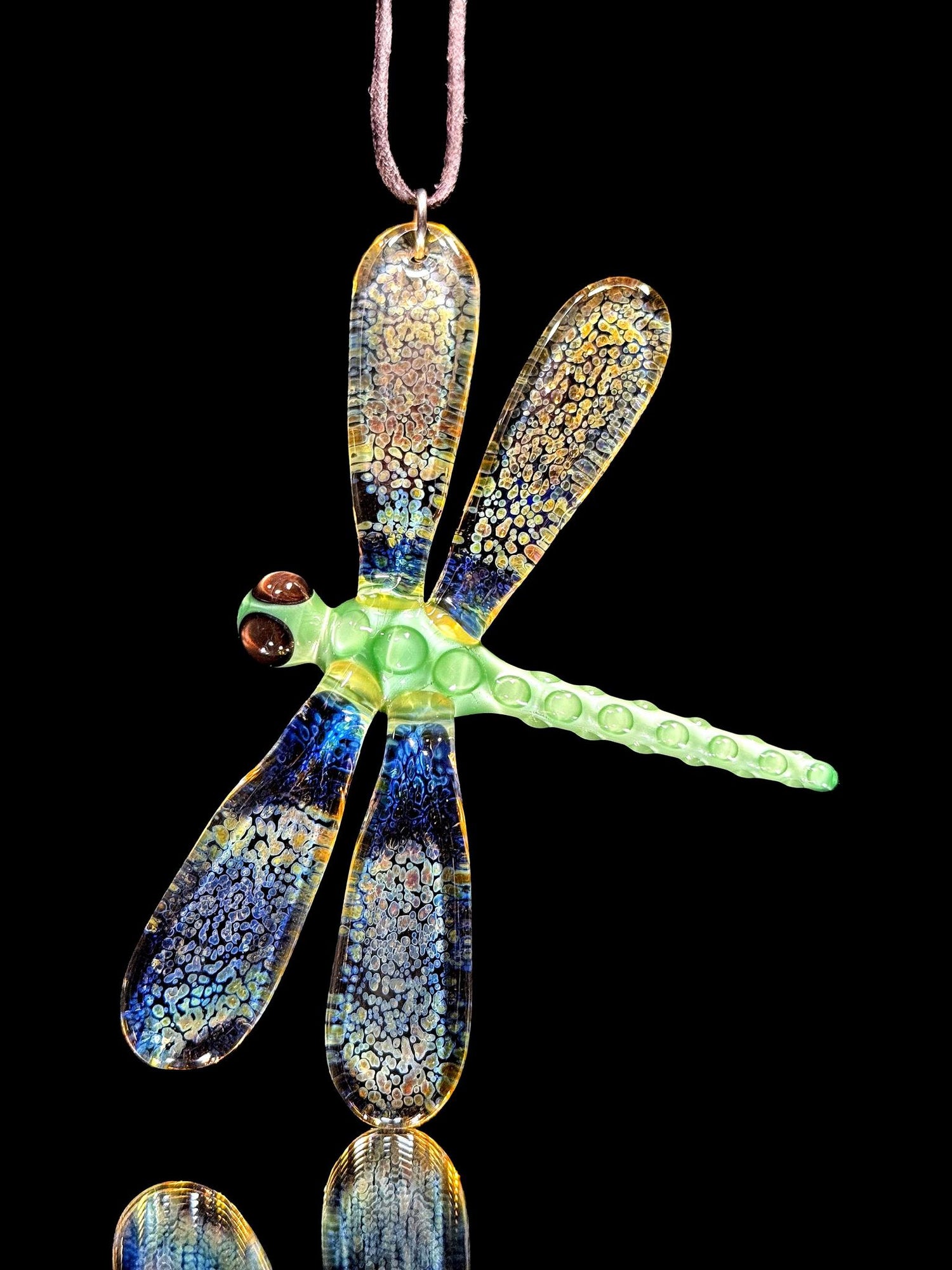 Florin Glass Dragonfly Ornament