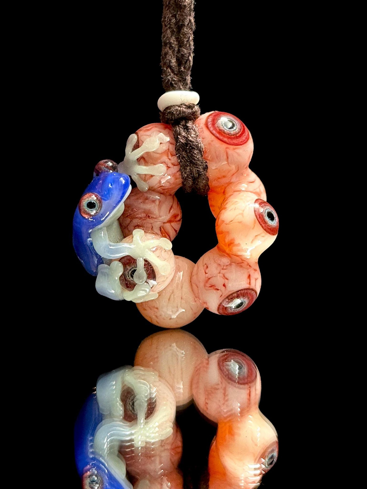 Kengtaro Glass "Eye of an Eye" Pendant
