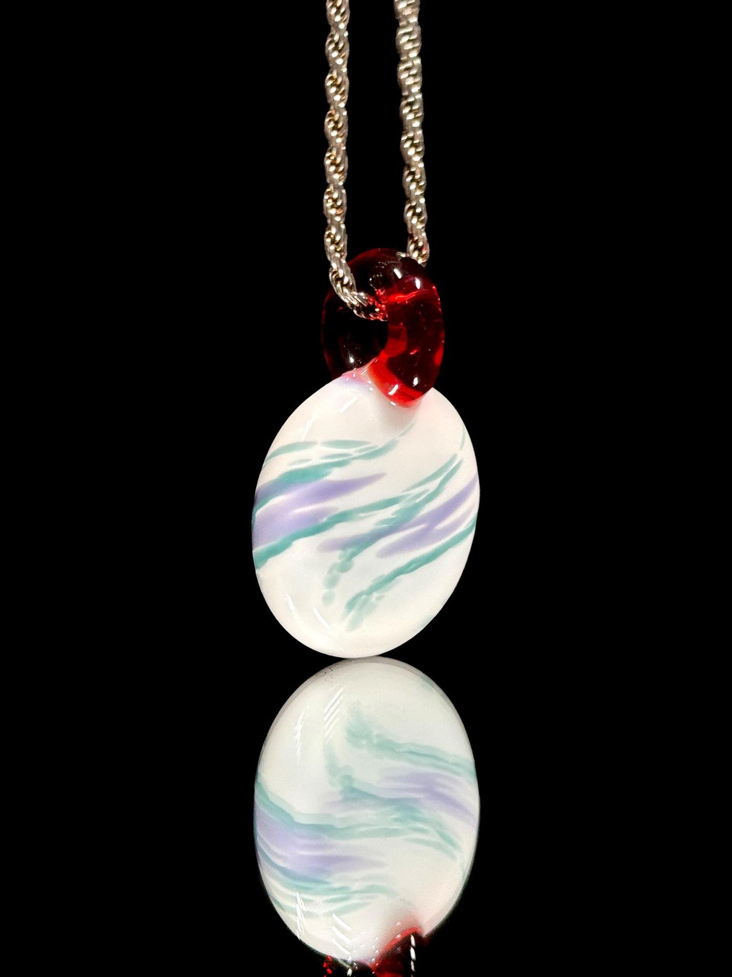 Swan Glass Jazz Pendant