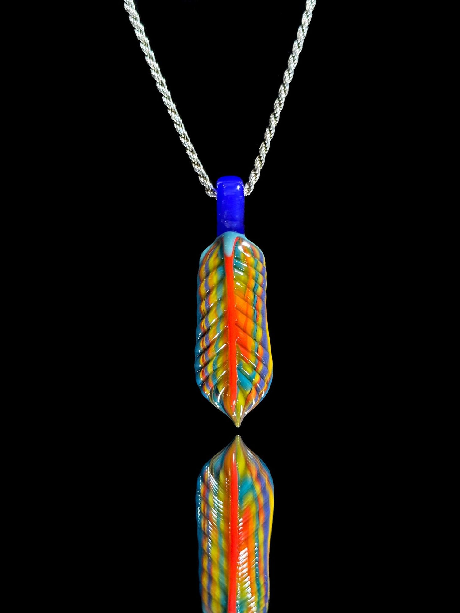 Trip A Glass Coogi Feather Pendant