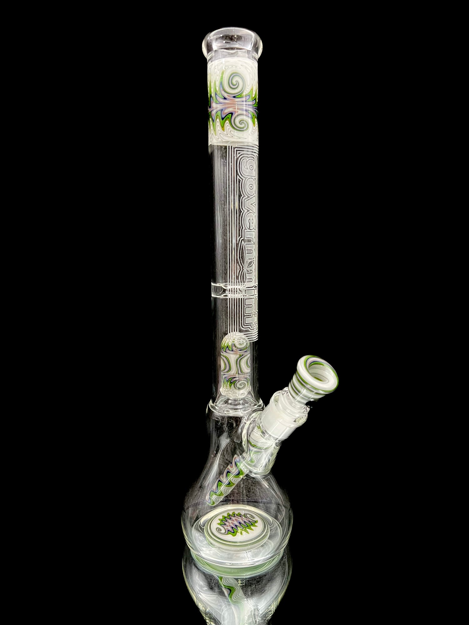 Governmint Glass Line Worked Bell Bottom Dome Perc