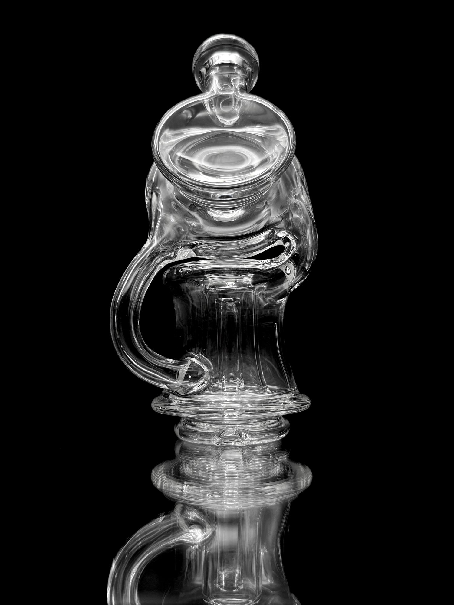 Ery Glass Lean Back Recycler Peak Top