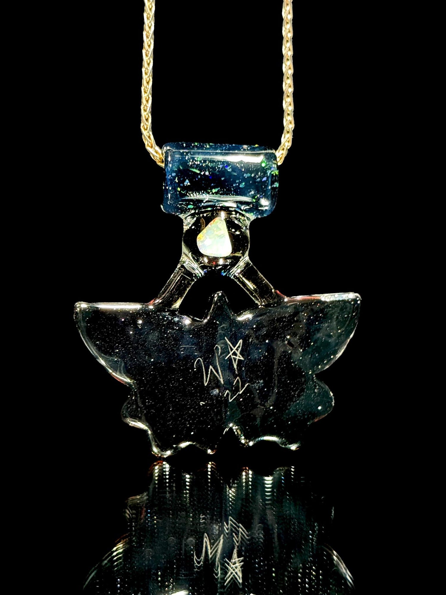 Windstar Glass Butterfly Pendant