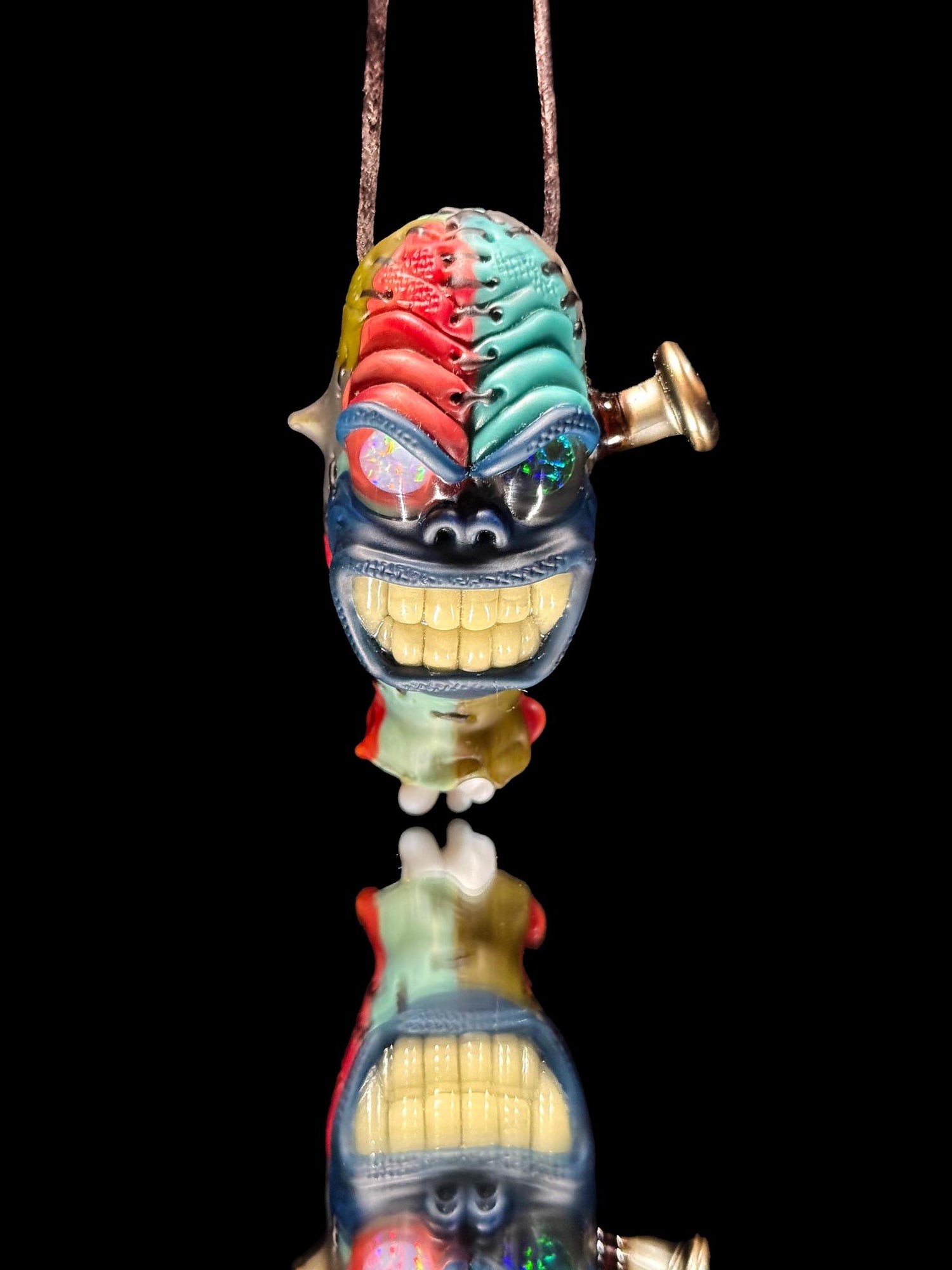 Muller x Firefly Quilted Grinning Gorilla Pendant