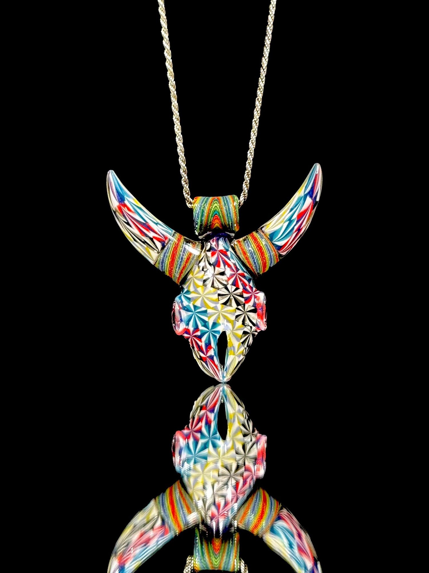 Darby x Disk Cow Skull Pendant
