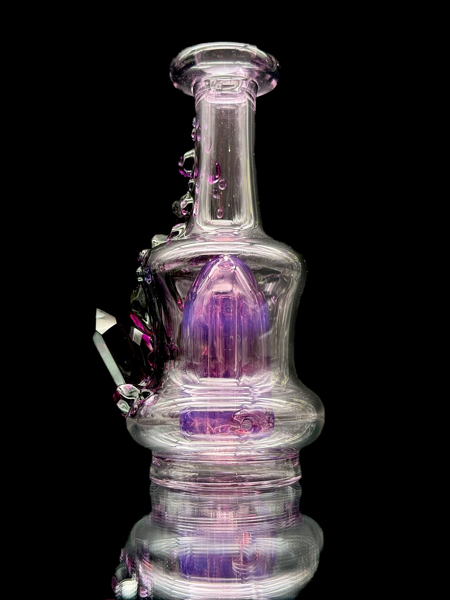 Northern Waters Glass Crystal Cluster Peak Top