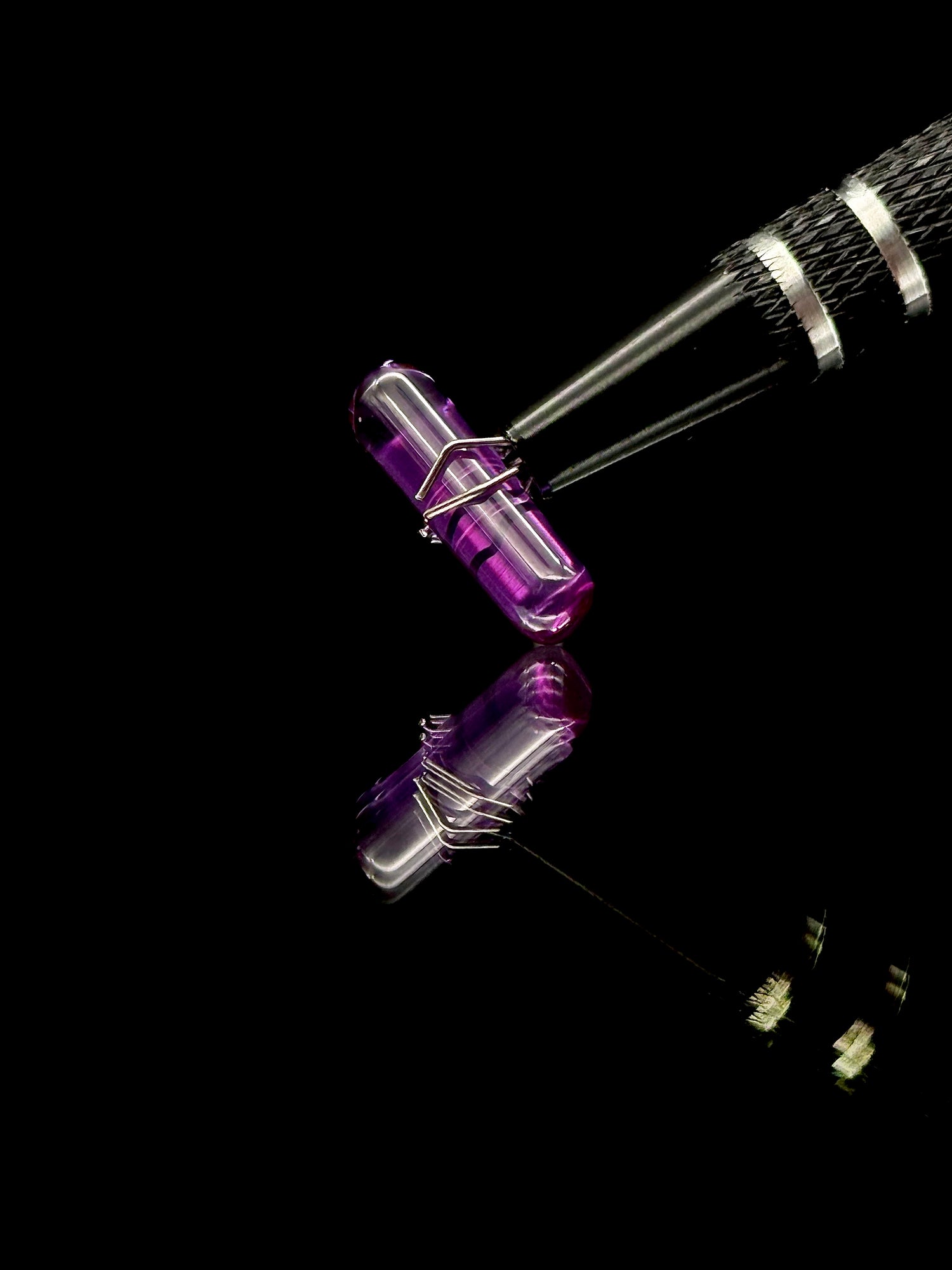 Ruby Pearl Co 5x18mm Purple Sapphire Pillar