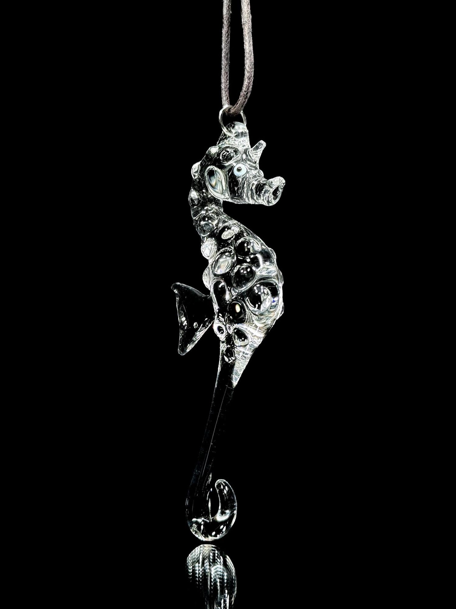 Florin Glass Seahorse Ornament