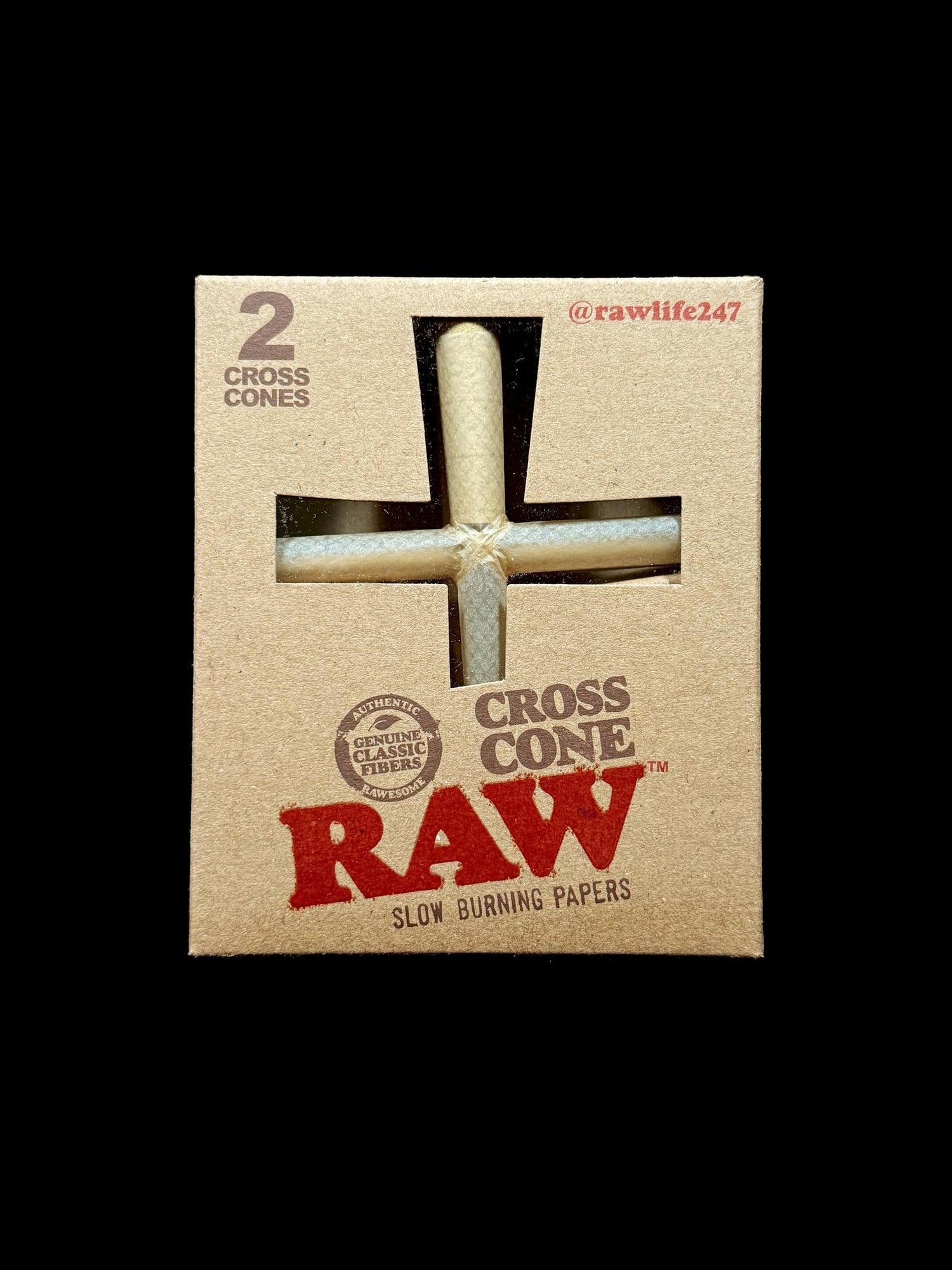 Raw Papers Cross Cones Classic
