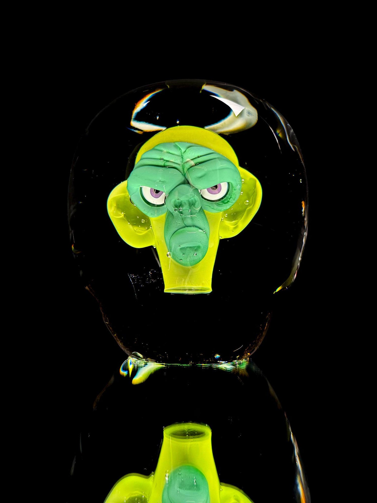 Coyle Monkey Head Soft Glass Encasement