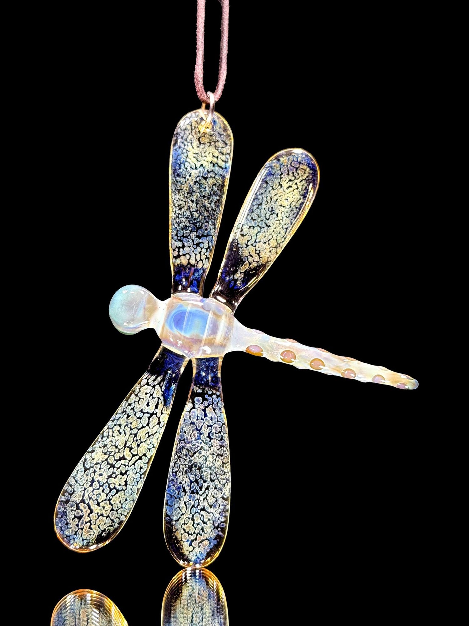 Florin Glass Dragonfly Ornament