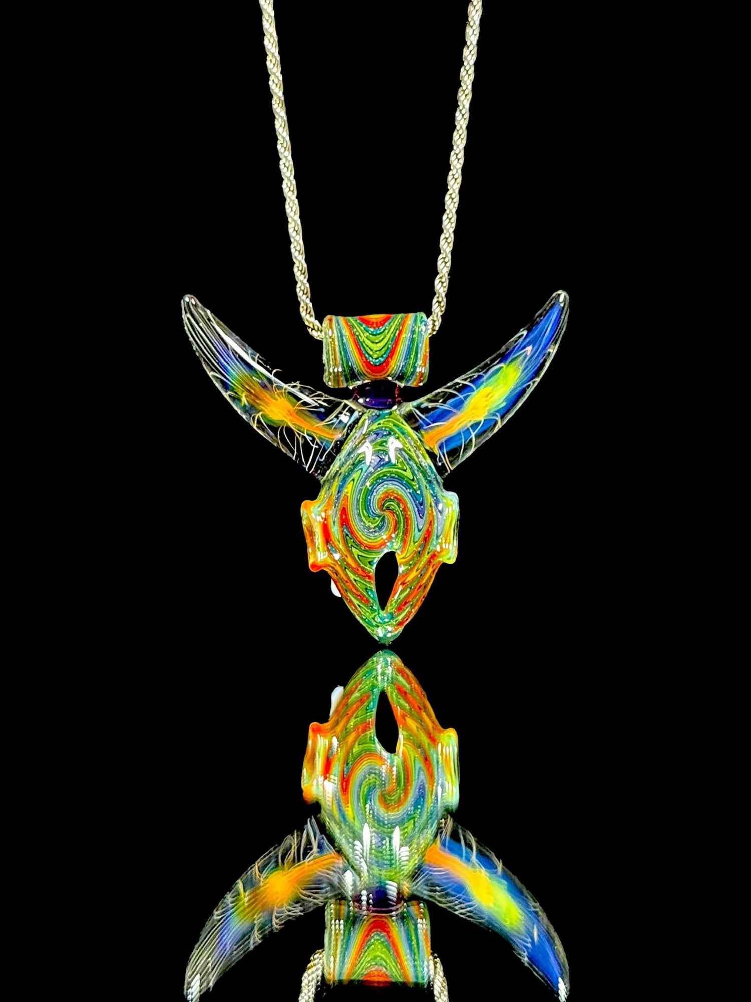 Darby x Adam G Cow Skull Pendant