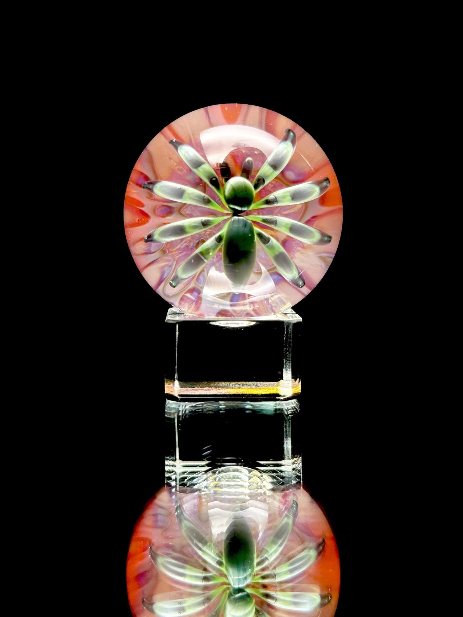 Florin Glass Lg Spider Marble