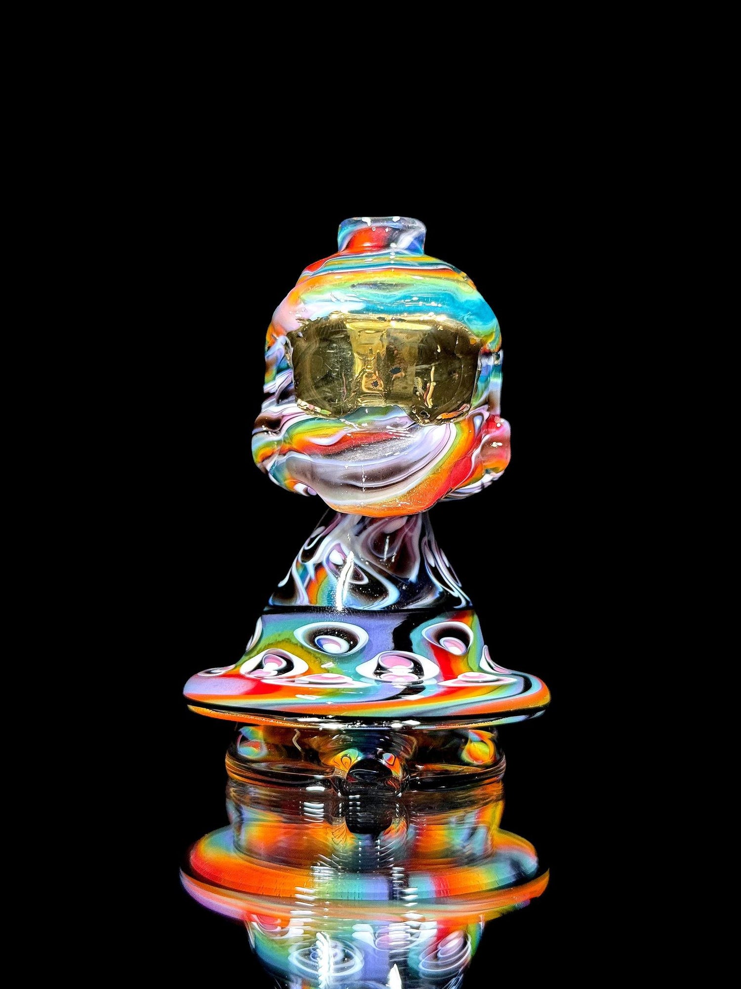Tony Kazy x Indo Glass x Geoff Made Glass Halo Helmet Peak Dry Top