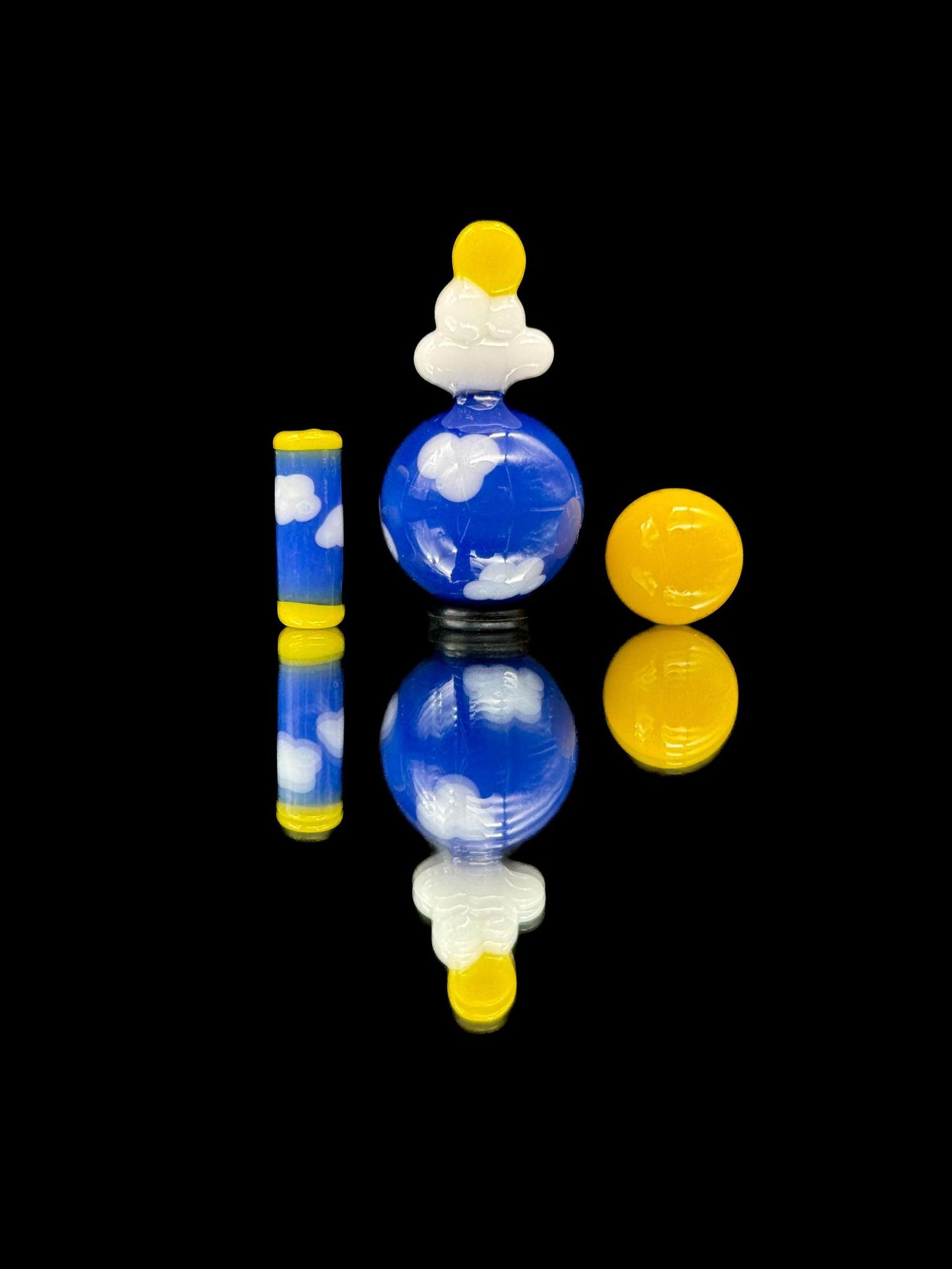 Adventures In Glassblowing Clouds 3pc Slurper Set