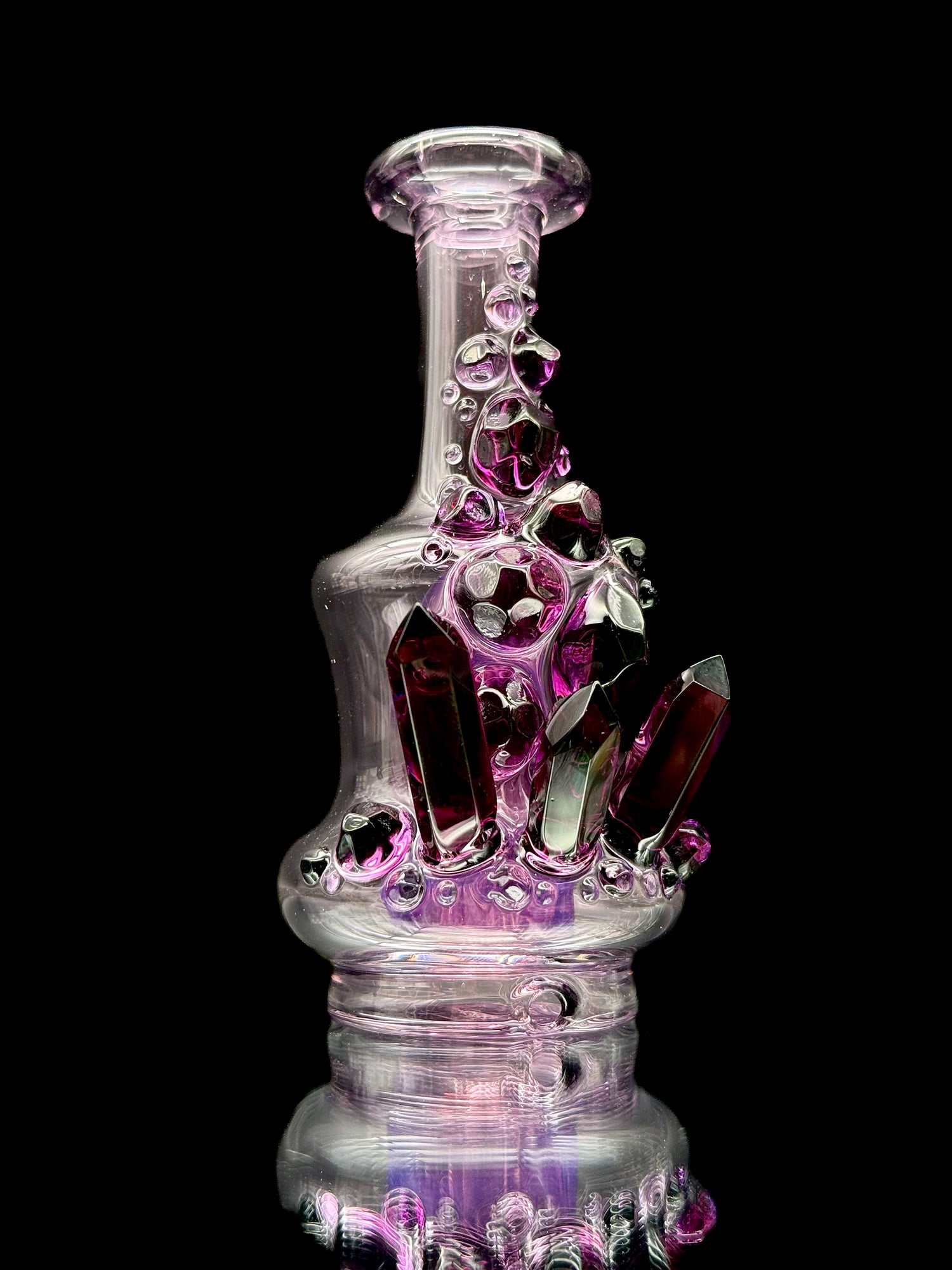 Northern Waters Glass Crystal Cluster Peak Top
