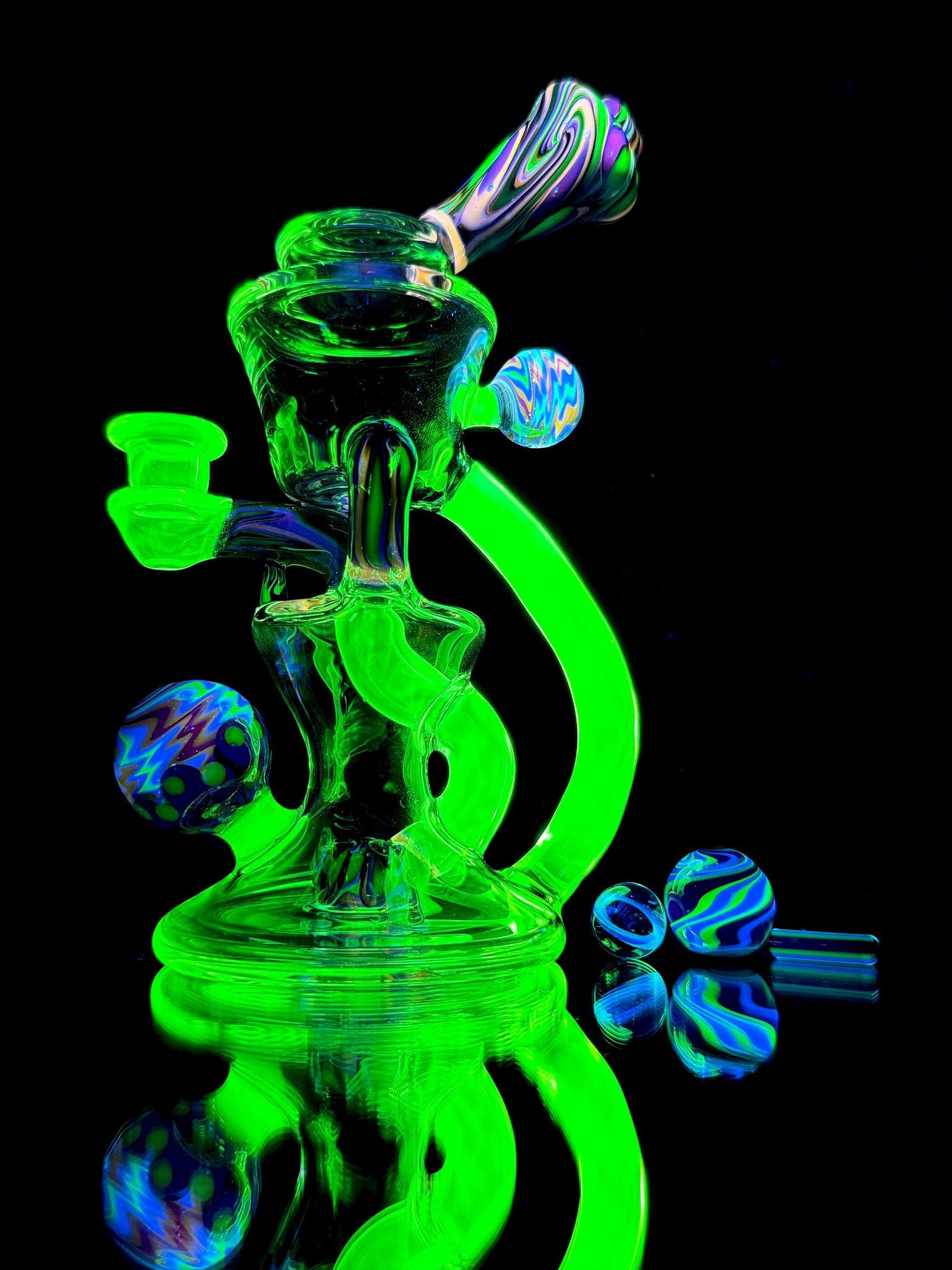 Indo Glass x Fargo Flameworks Uv Reklein