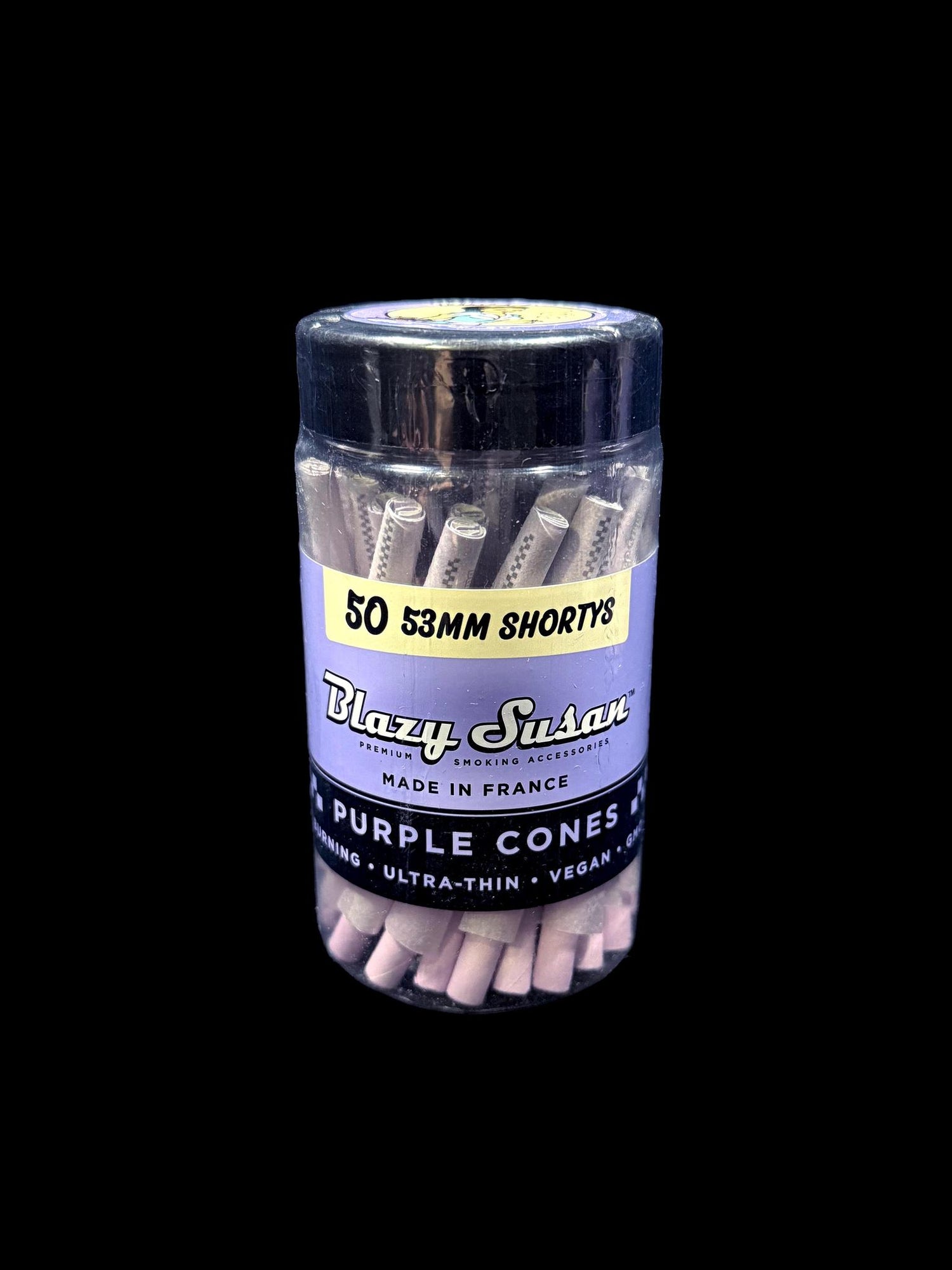 Blazy Susan Cones Shortys Purple 50pk