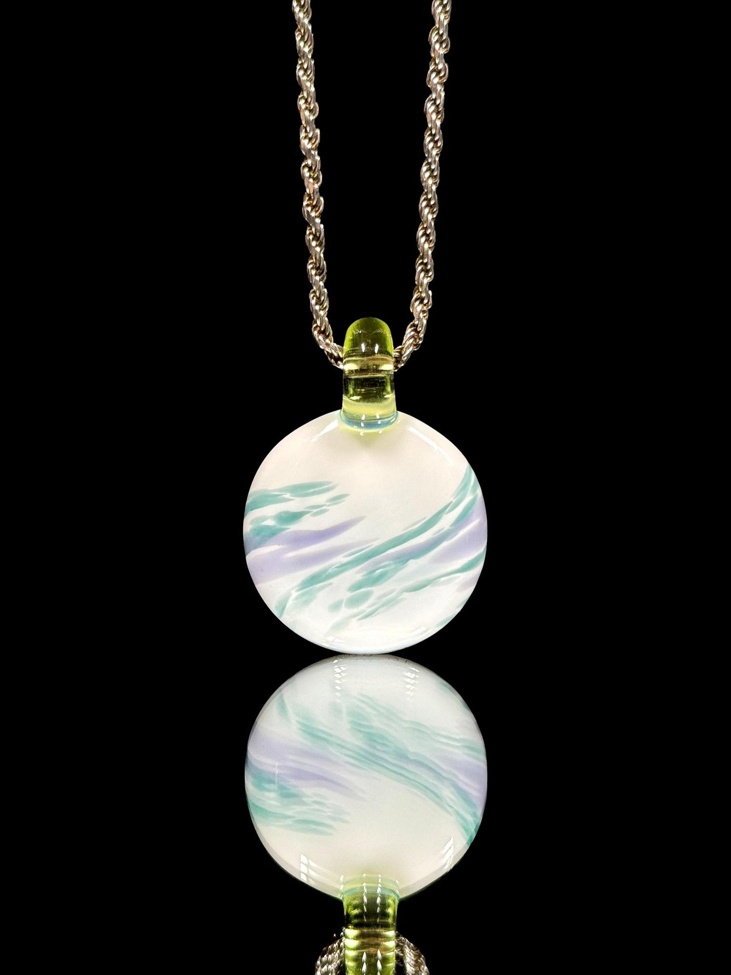 Swan Glass Jazz Pendant