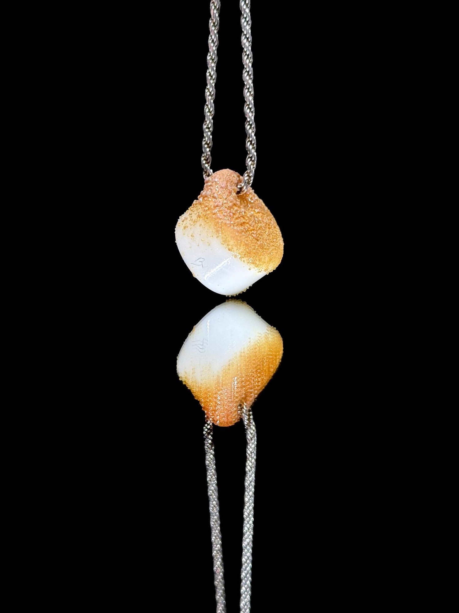 Bambi Glass Toasted Marshmallow Pendant