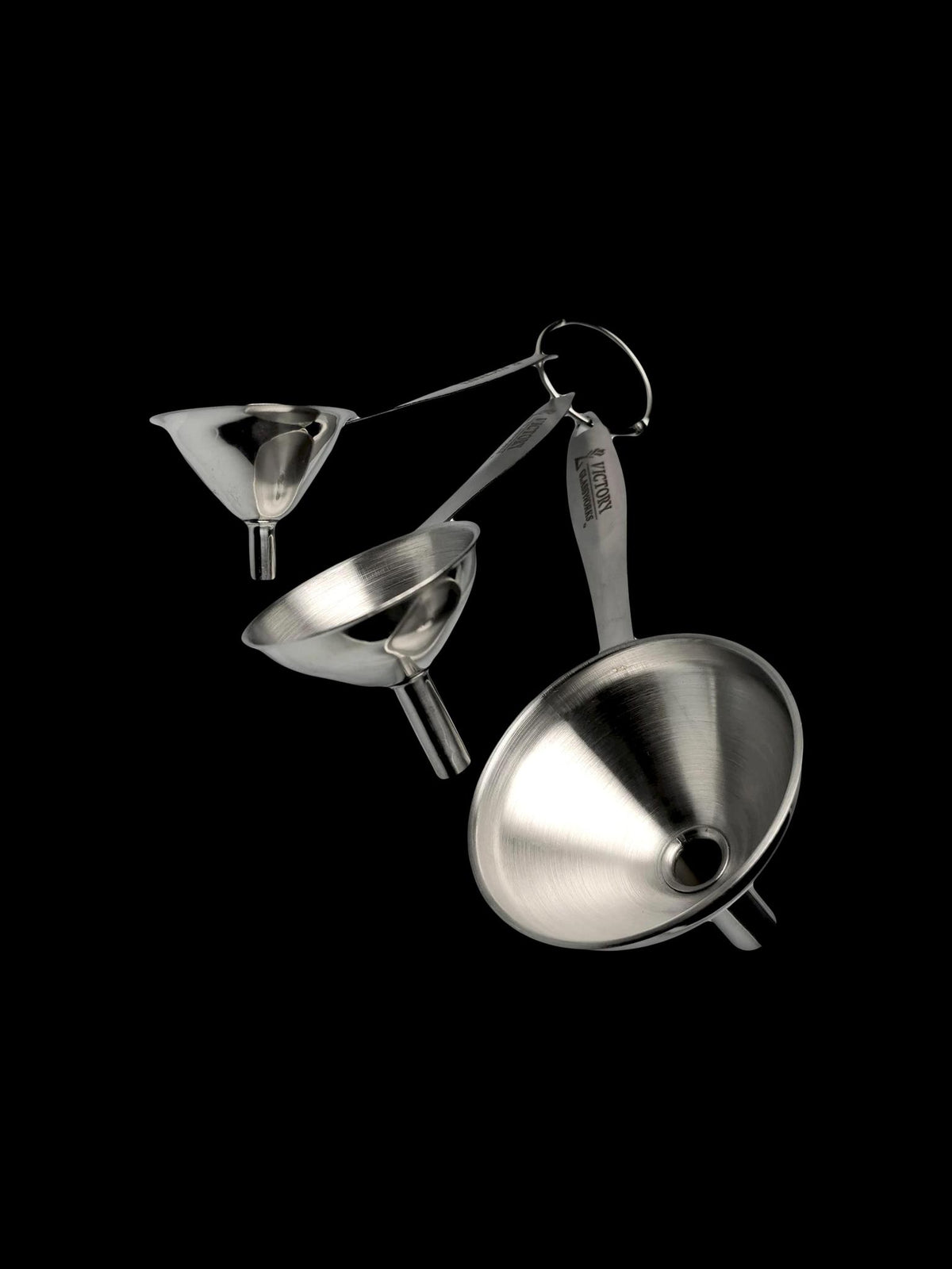 Victory Stainless Steel Funnels