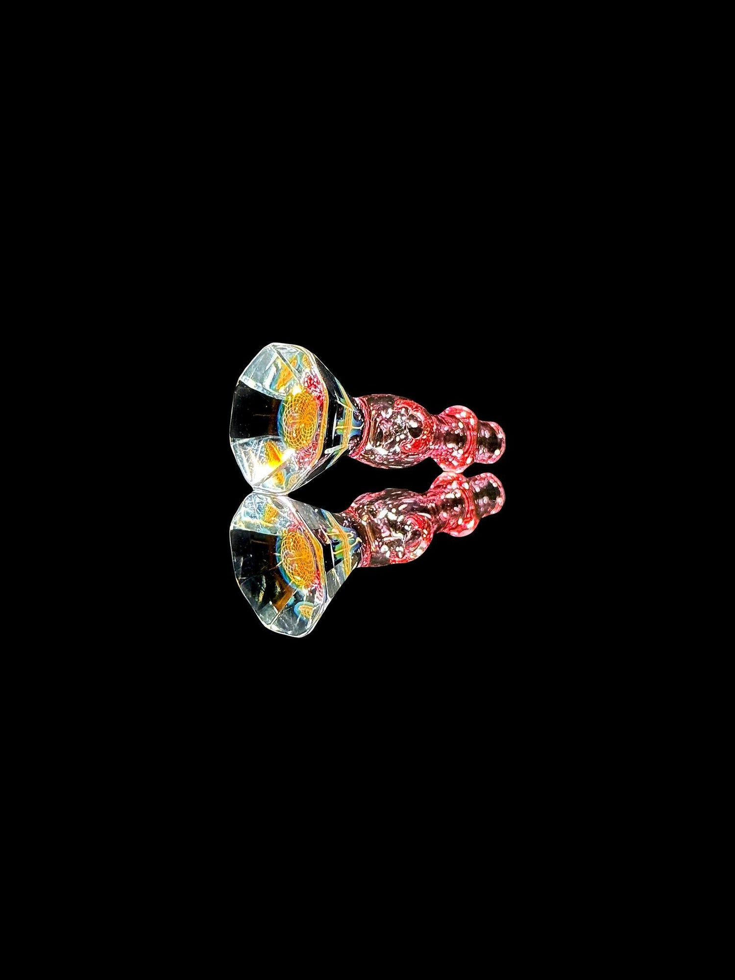 Gatez Glass Faceted Peak Gem Joystick