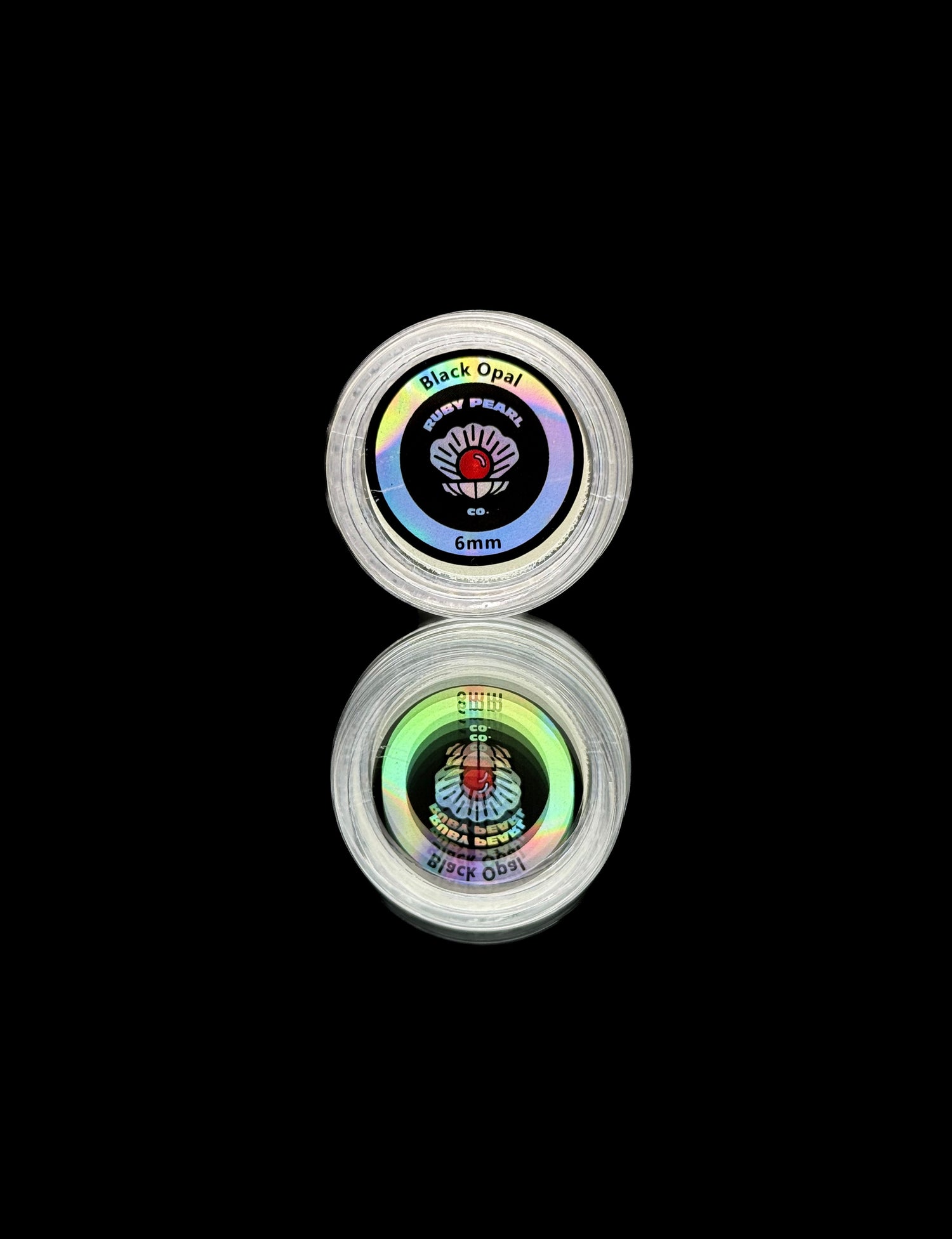 Ruby Pearl Co 6mm Black Opal Pearl