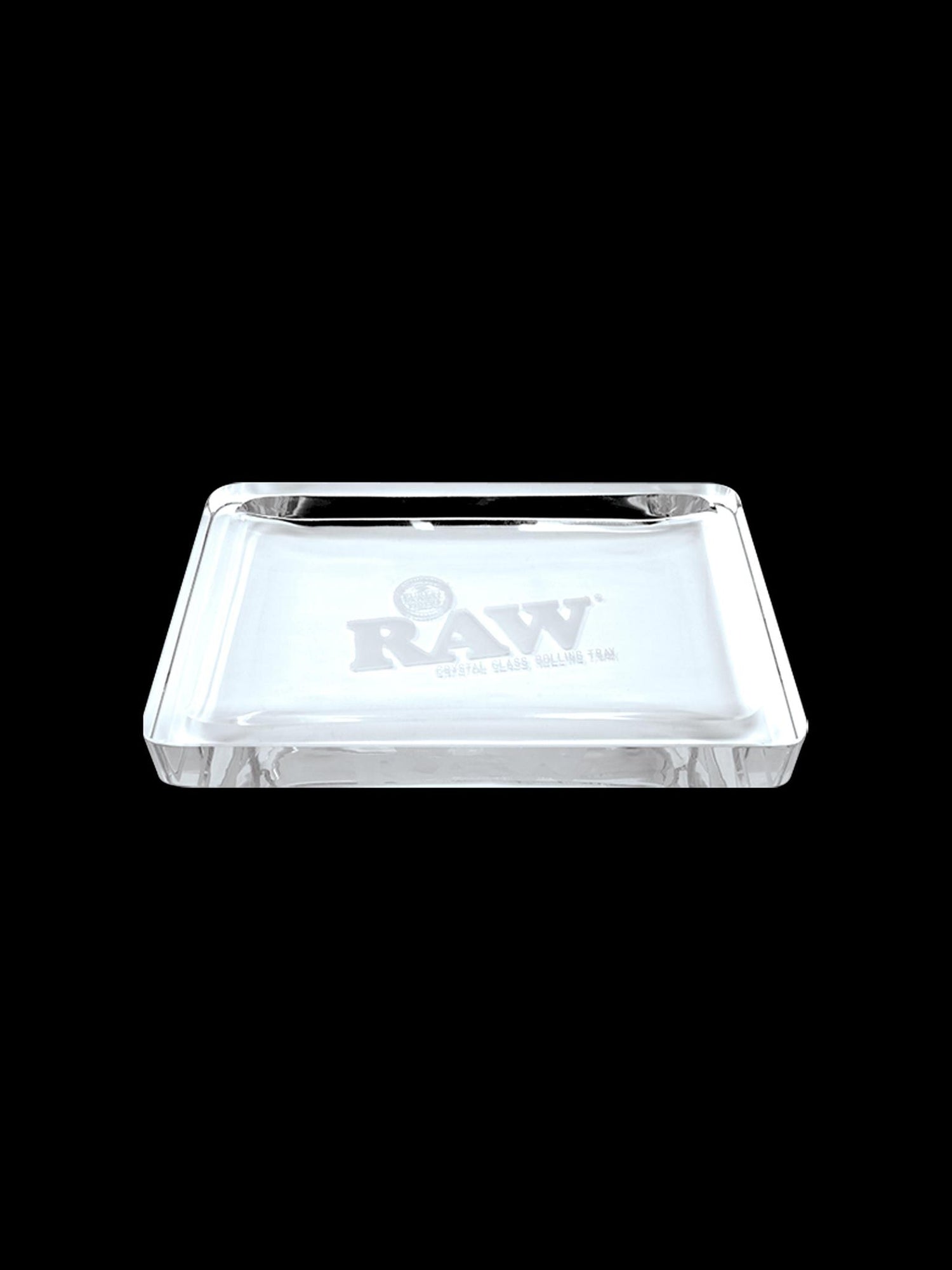 Raw Crystal Glass Rolling Tray