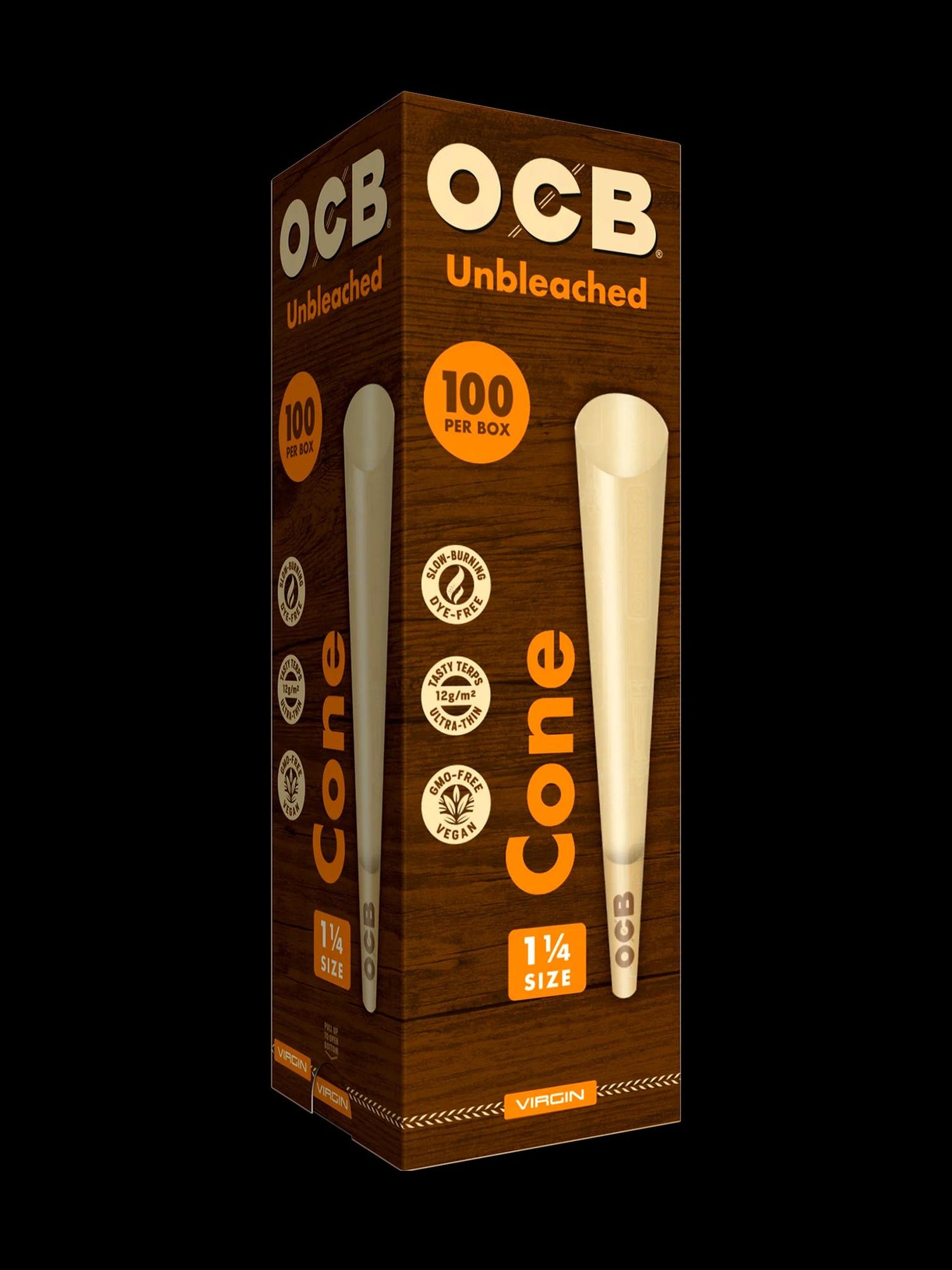OCB Virgin 1.25 100pk Cones