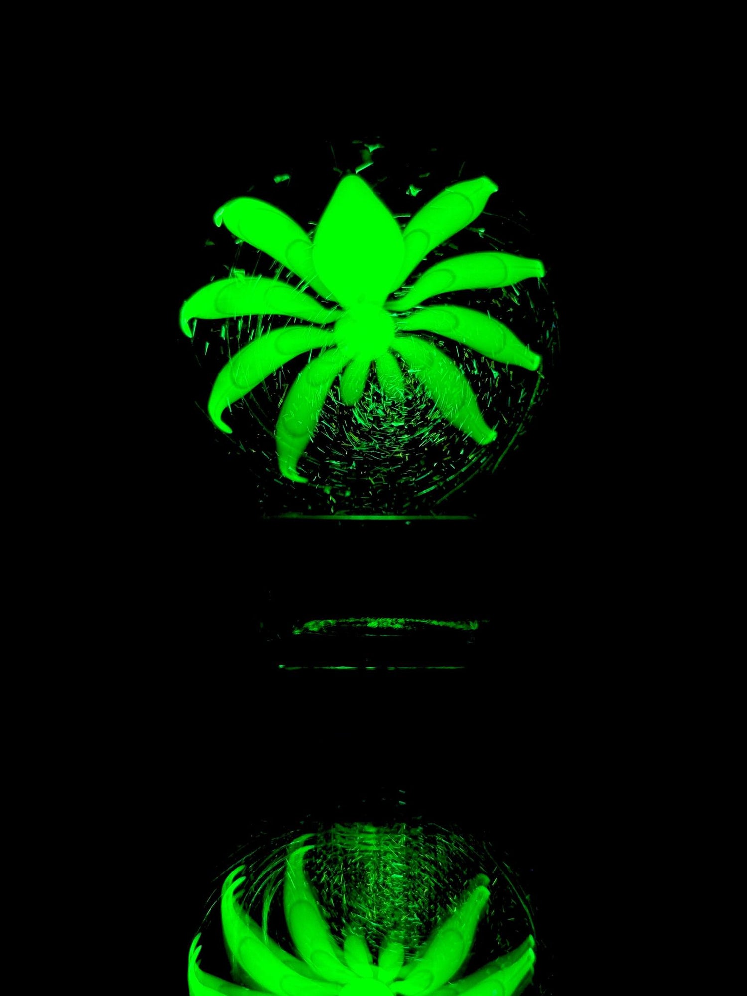 Florin Glass Lg Uv Spider Galaxy Marble