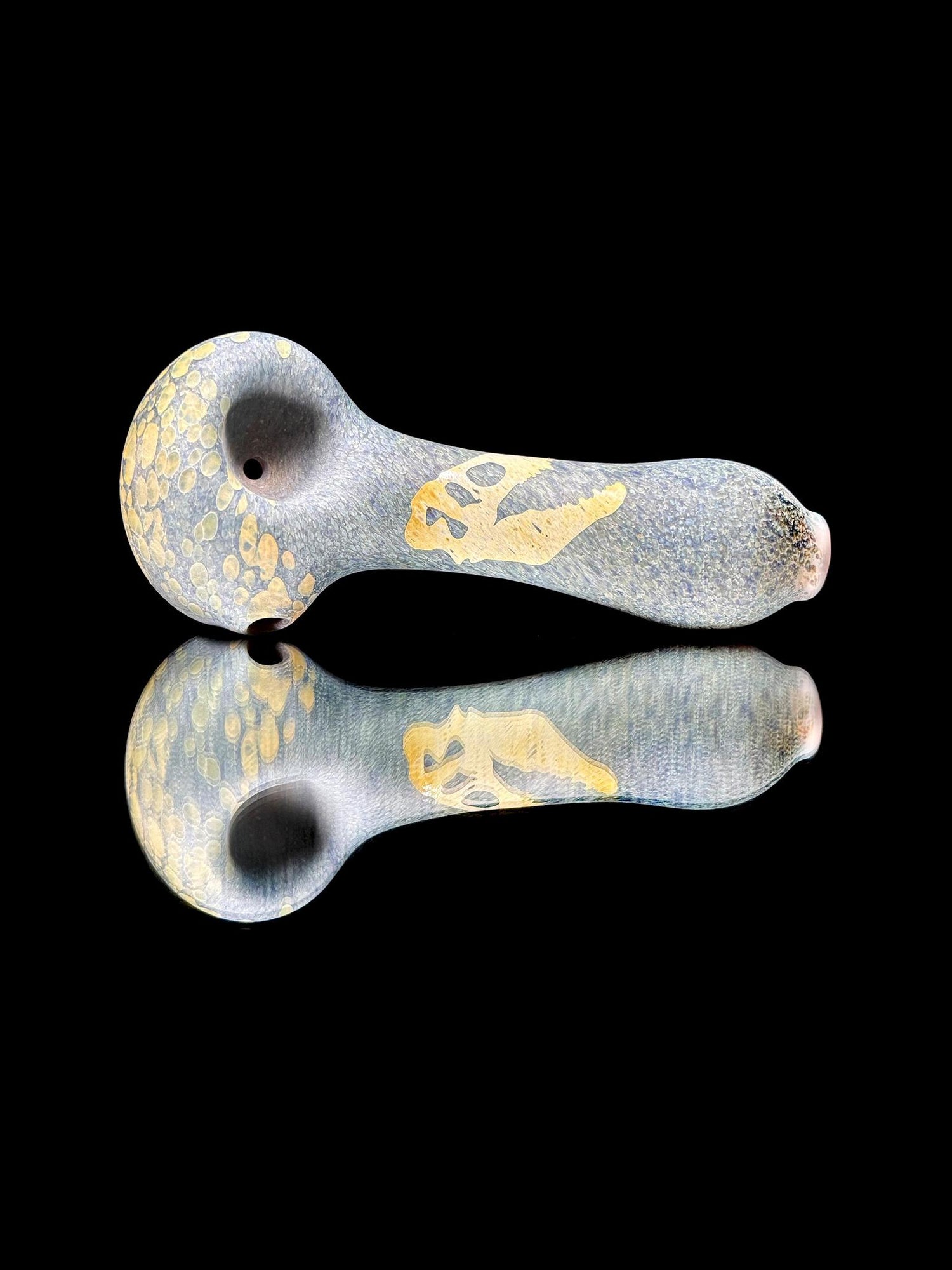 Stone Tech Glass Stone Fossil Pipe