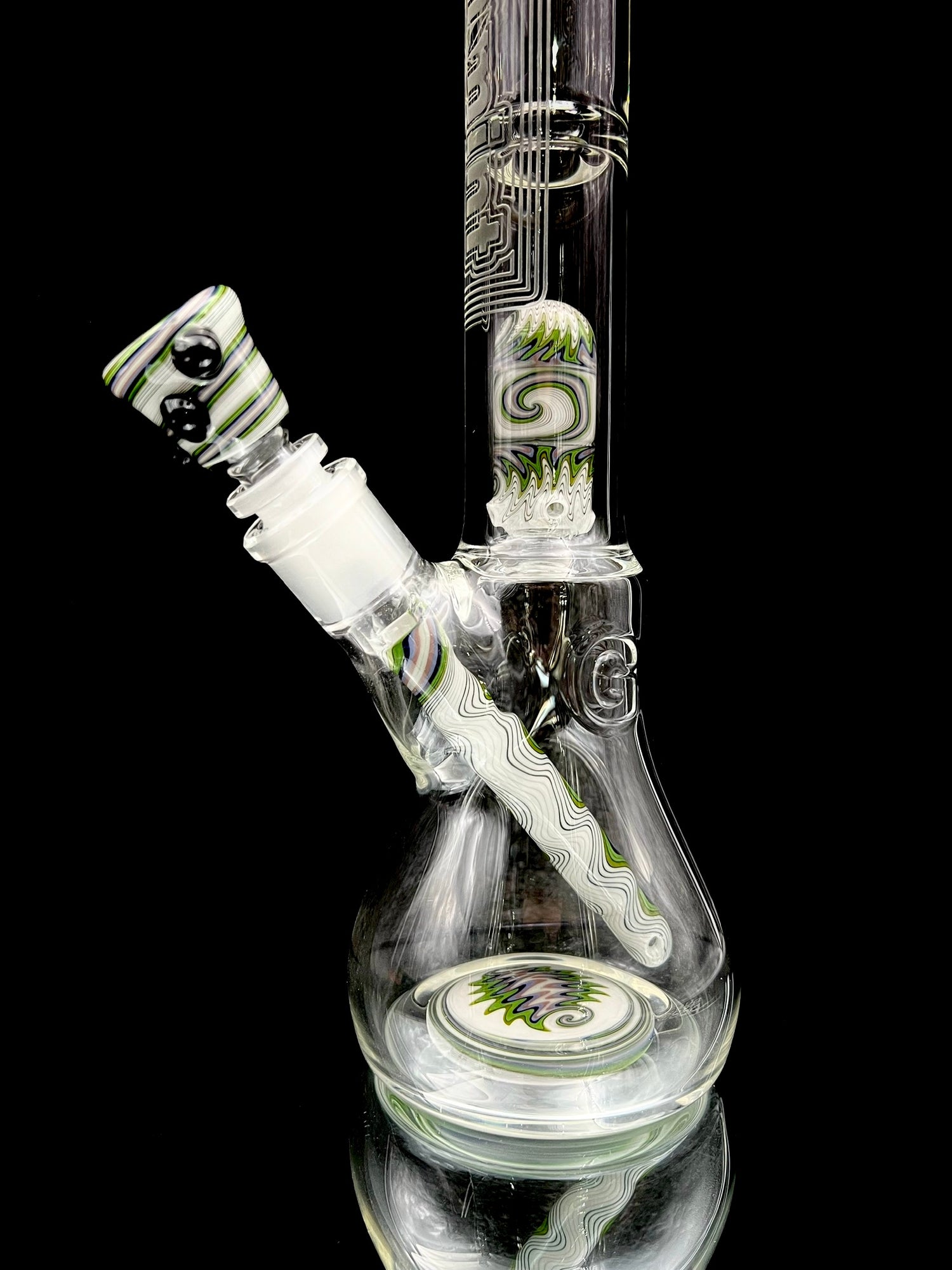 Governmint Glass Line Worked Bell Bottom Dome Perc