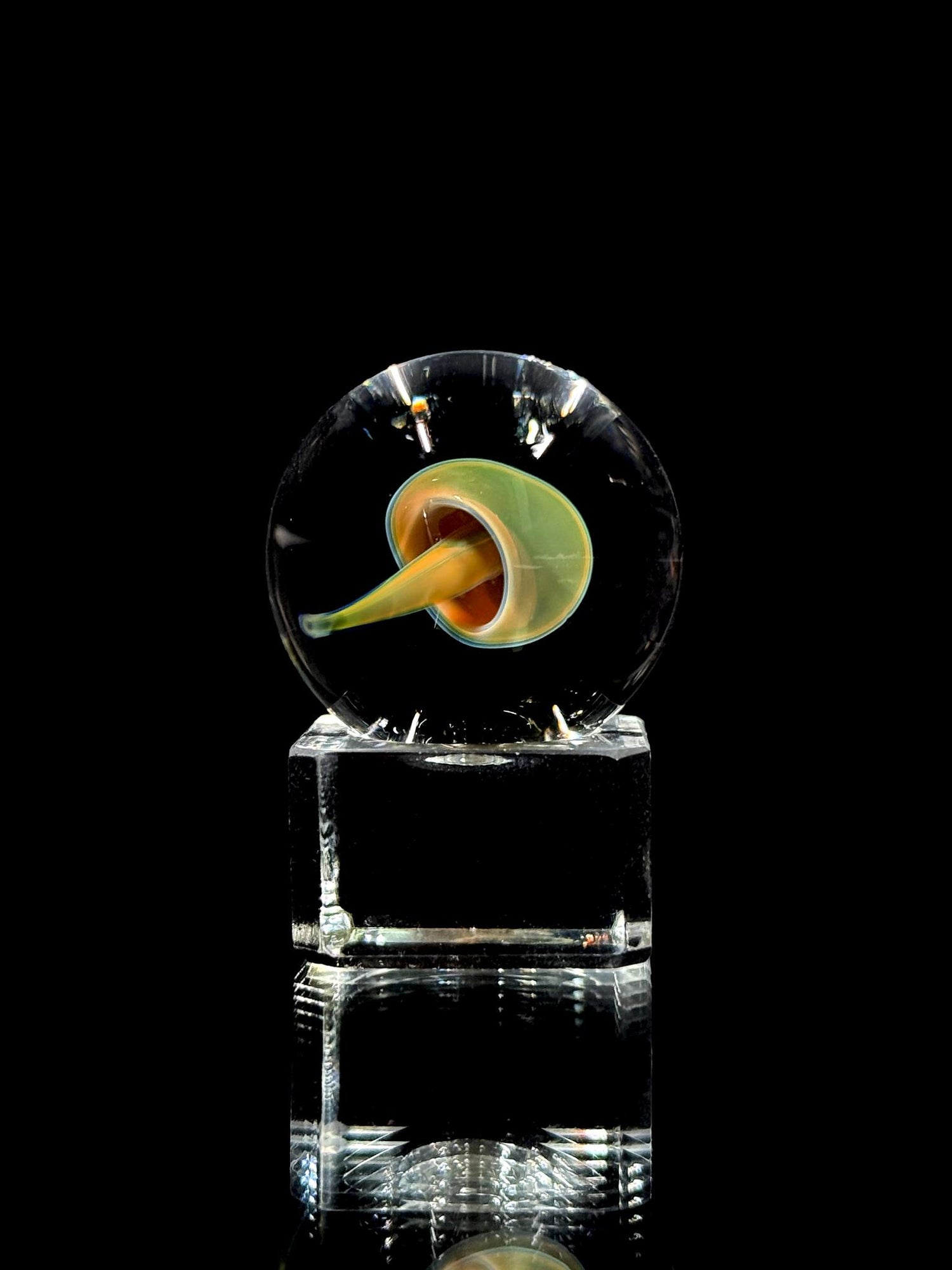Florin Glass Sm Mushroom Marble